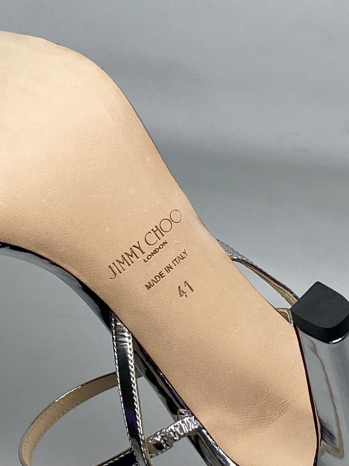 Jimmy Choo Jimmy Choo Meira Embellished Patent Leather Sandals size 41 Size US 11 / IT 41 - 14 Thumbnail