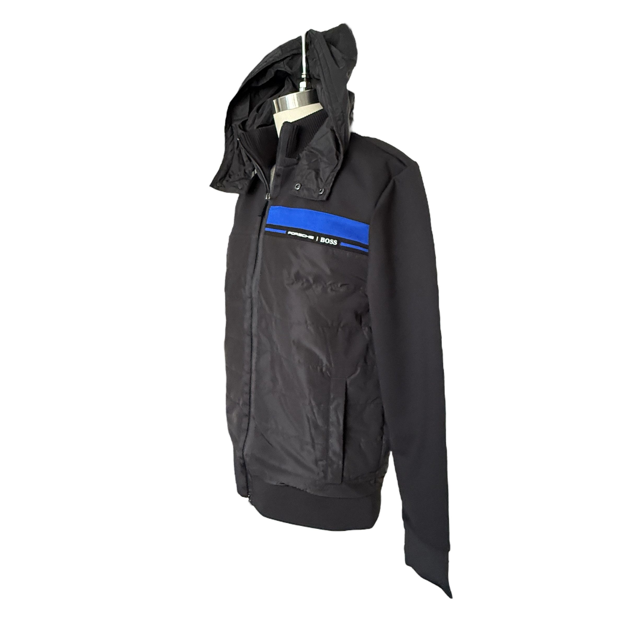Hugo Boss Hugo Boss Porsche Skiles 32 Black Hooded Jacket, Sz. Med Size US M / EU 48-50 / 2 - 4 Thumbnail