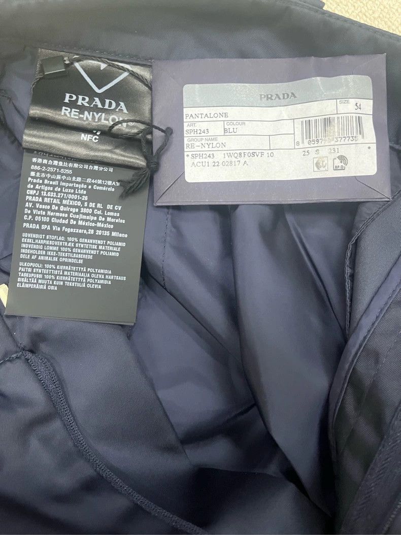 Prada Metal Triangle Pocket Casual Pants -2505