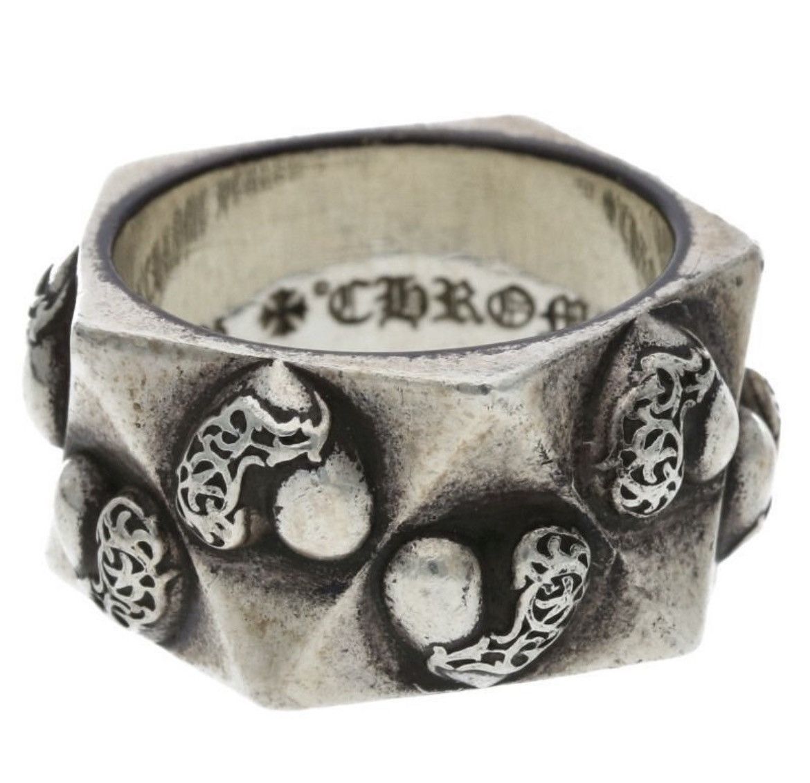 Chrome Hearts Chrome Hearts Pentagon Heart Silver Ring Size ONE SIZE - 5 Thumbnail