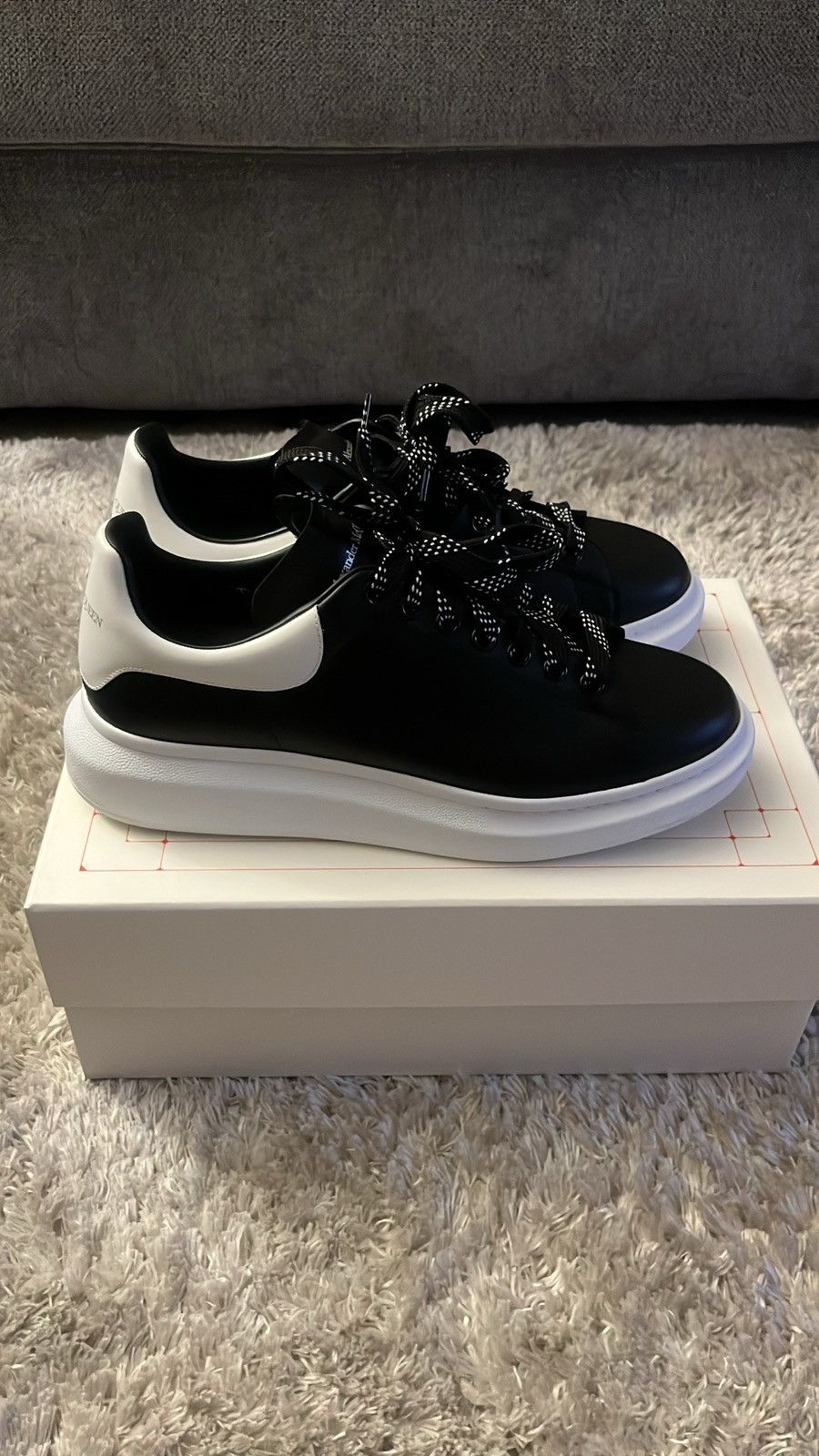 Alexander McQueen Black and white Alexander mcqueens Size US 11 / EU 44 - 4 Thumbnail