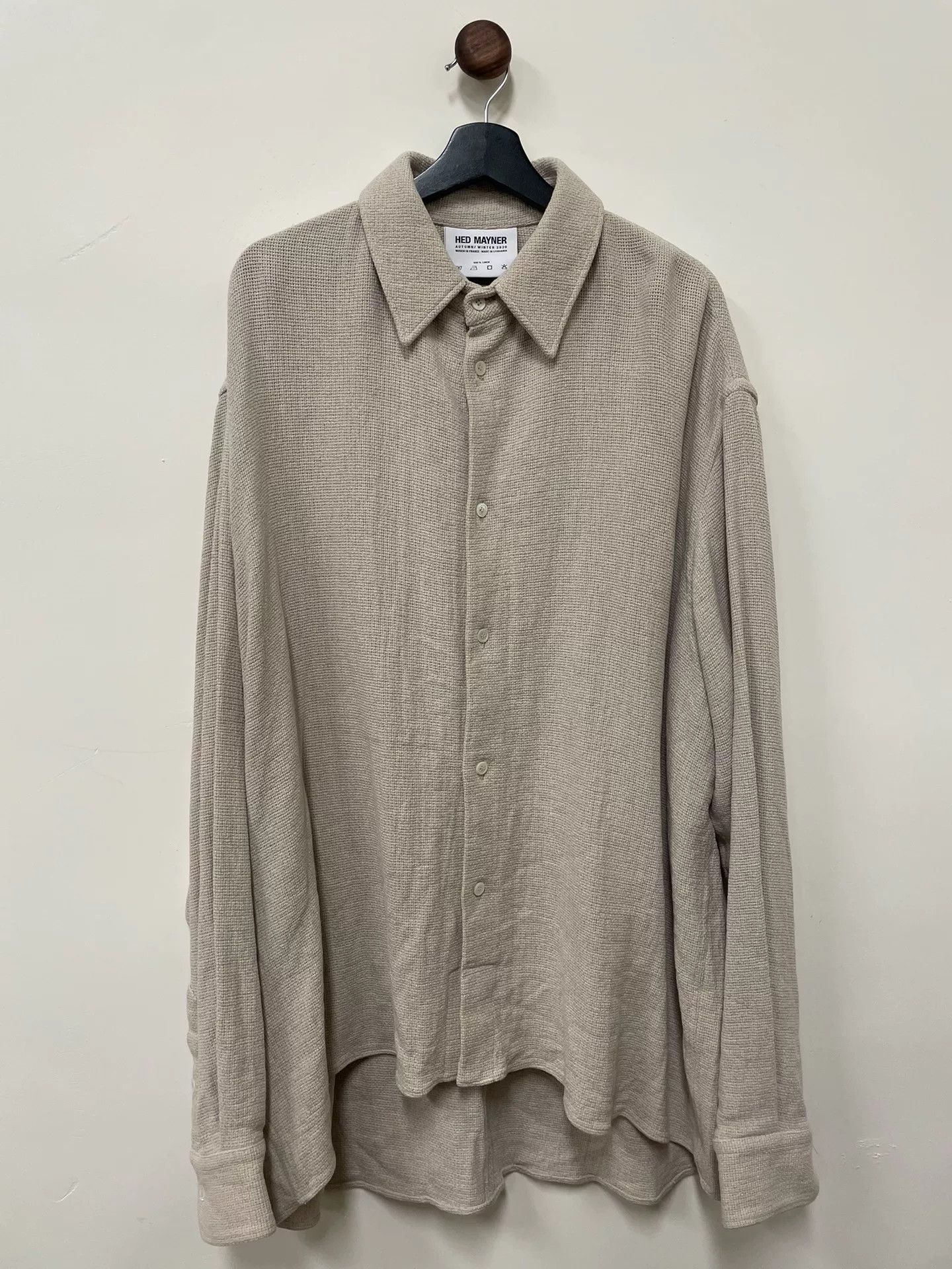 Hed Mayner Hed Mayner 20AW Linen Shirt Jacket Size US S / EU 44-46 / 1 - 1 Thumbnail
