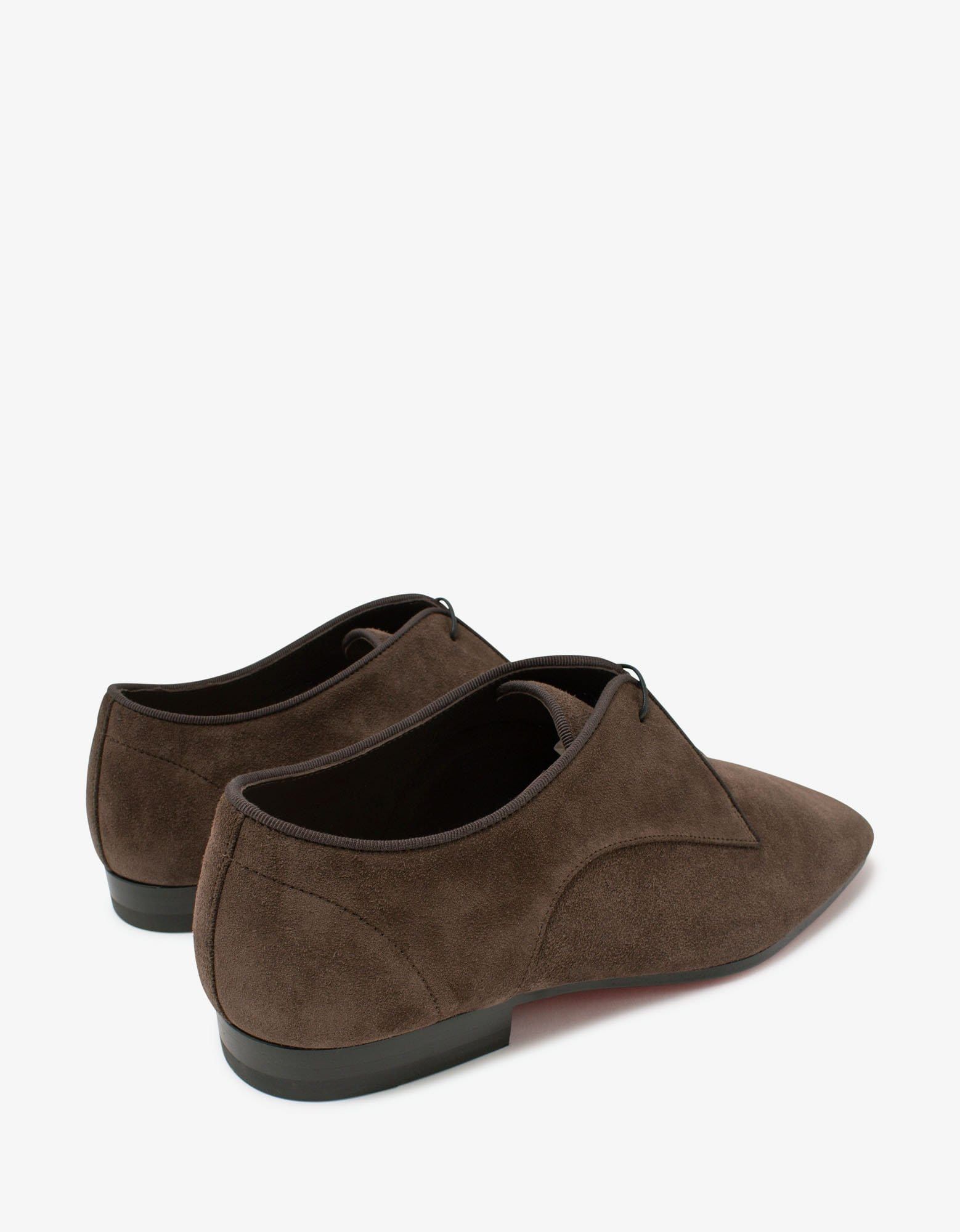 Christian Louboutin Christian Louboutin Carderby Brown Suede Leather Shoes Size US 11 / EU 44 - 6 Thumbnail