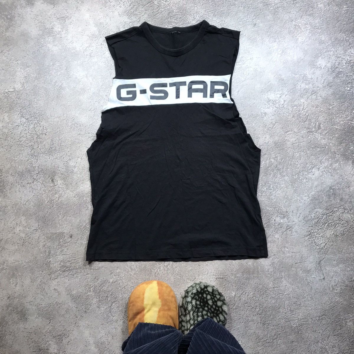 G-Star VINTAGE G-STAR RAW TANK-TOP STREETWEAR CASUAL Y2K 90s Size US XL / EU 56 / 4 - 1 Thumbnail