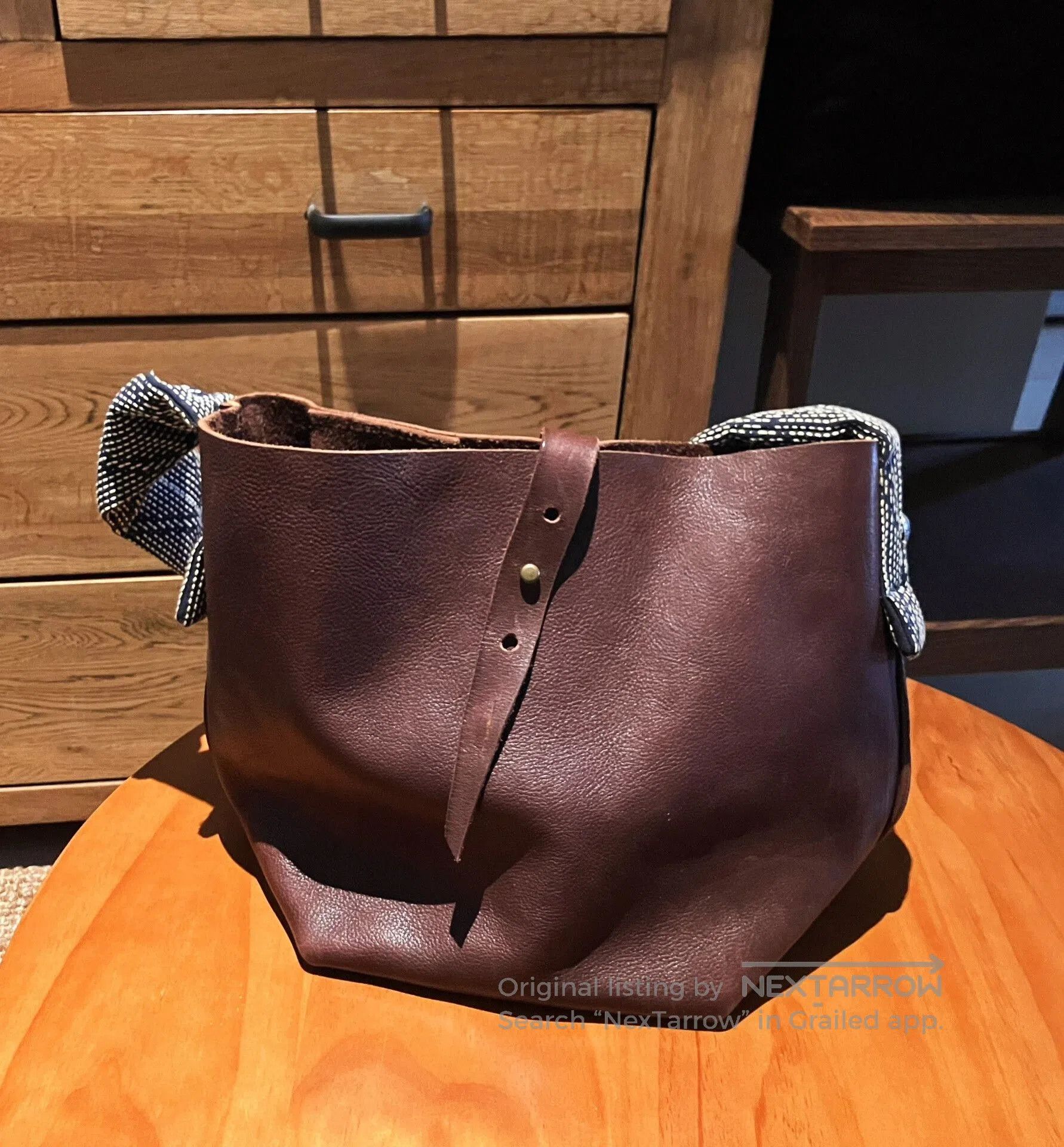 Kapital Handmade Vintage Navajo Leather Bag. Size ONE SIZE - 2 Thumbnail