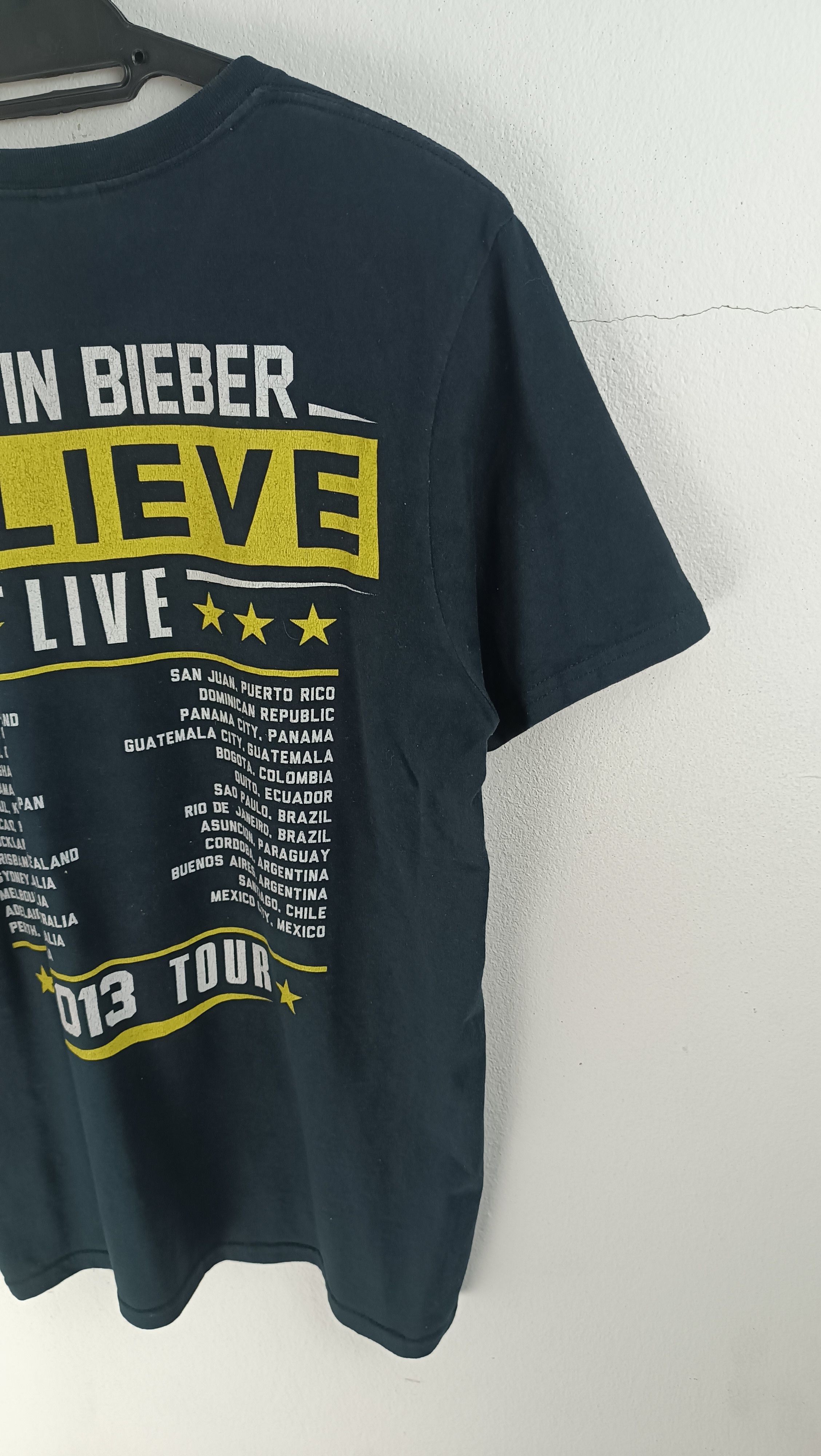 Vintage VINTAGE '13 JUSTIN BIEBER BELIEVE TOUR TEE swift grande Size US M / EU 48-50 / 2 - 15 Thumbnail