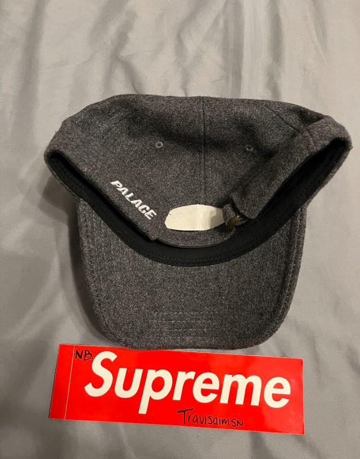 Palace Palace Grey Wool 6-Panel Cap Size ONE SIZE - 2 Thumbnail