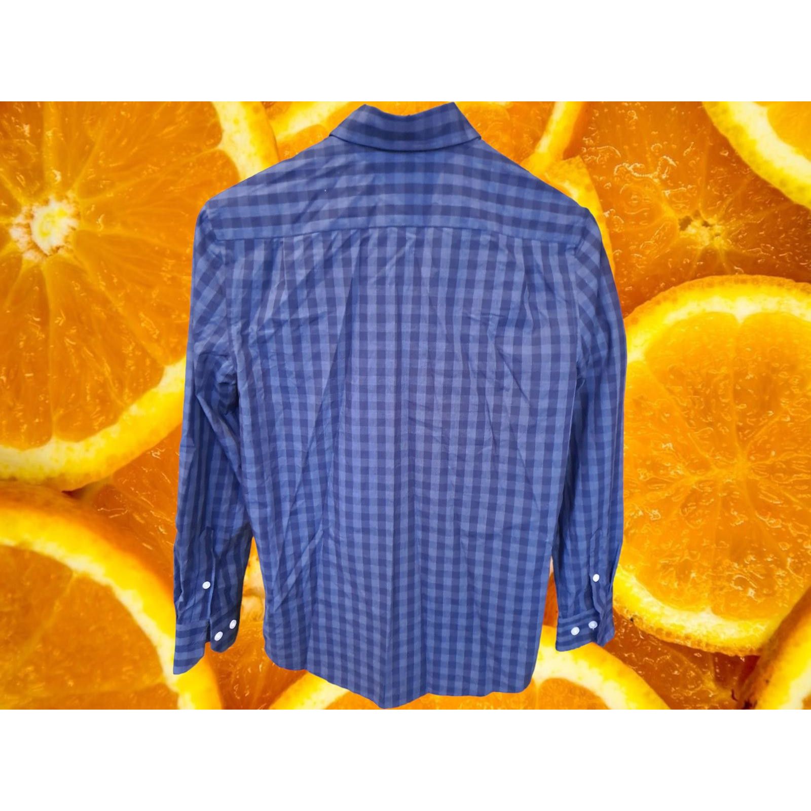 Other Under 5'10" (U-510) Light Weight 2 Tone Blue Check Button Dw Size US XS / EU 42 / 0 - 4 Thumbnail