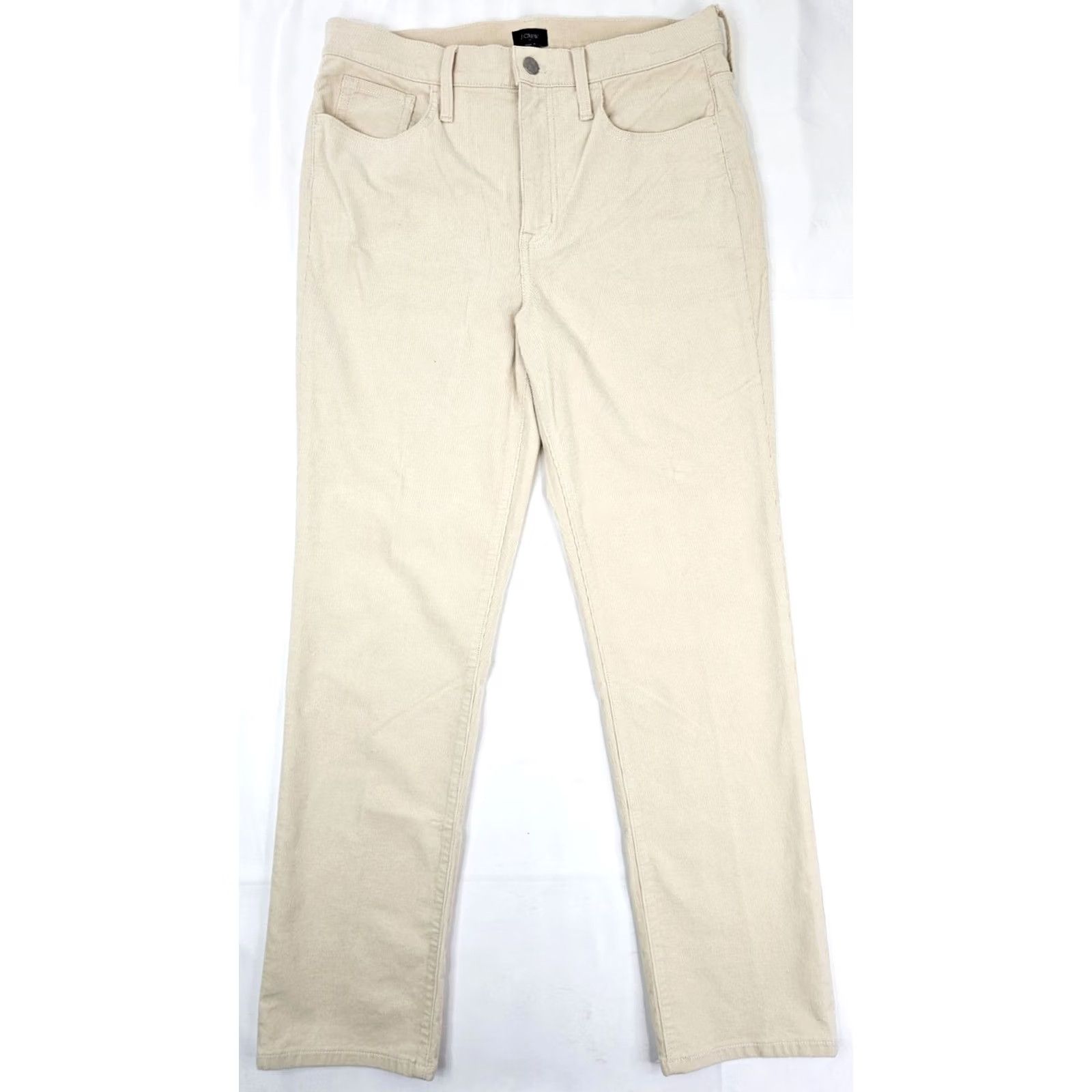 J.Crew J.CREW Full Length Corduroy Pants Women 30 Ivory Cream Straight Leg 32x29 Vintage: No Women’s Pants Size 24" / US 00 / IT 34 - 2 Thumbnail