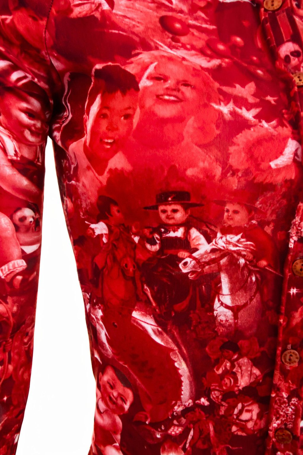 Jean Paul Gaultier Jean Paul Gaultier Chinese Children Baby Propaganda Tee Top Size S / US 4 / IT 40 - 8 Thumbnail