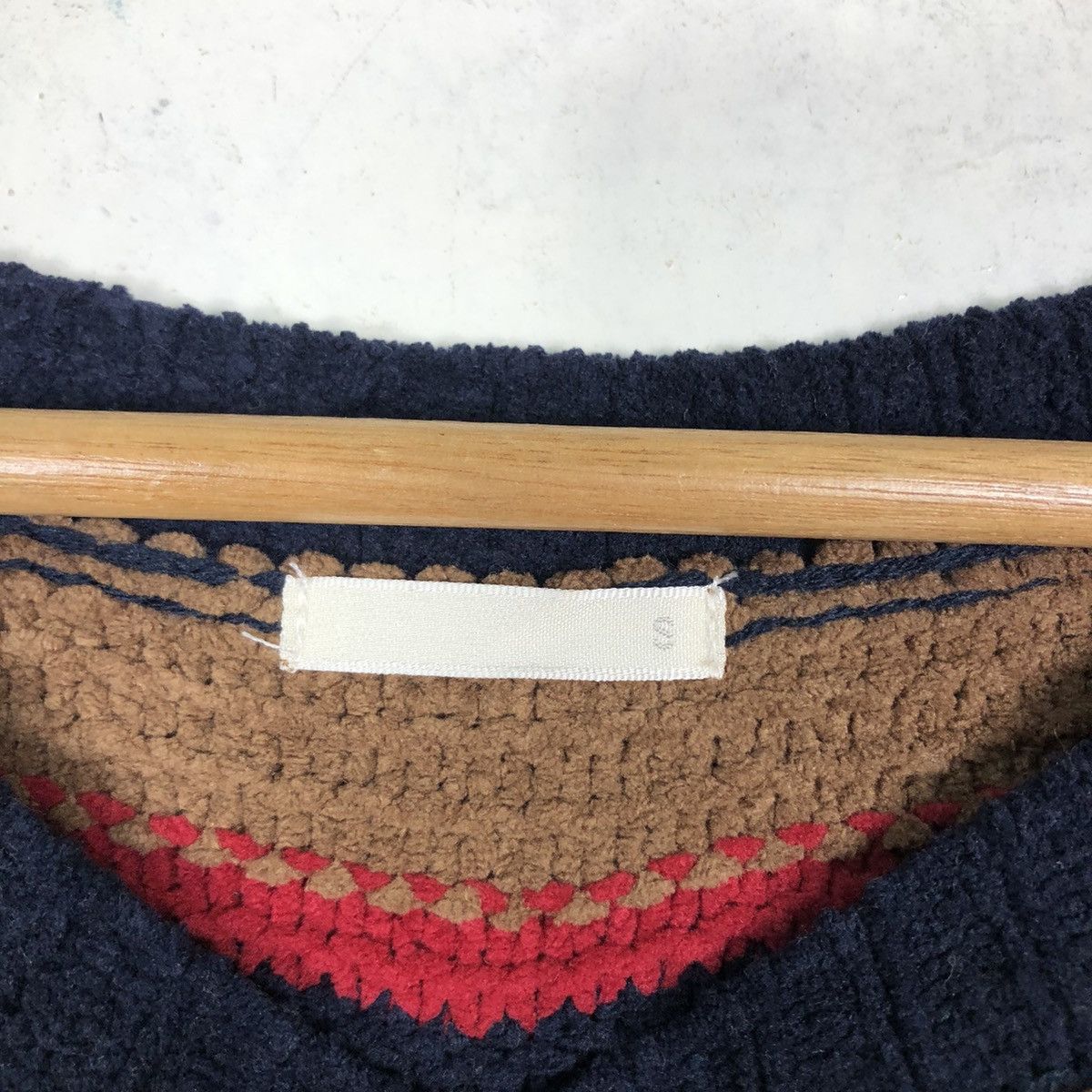 Japanese Brand 🔥Vintage Cropped Knit Sweatshirt GU Japan Issey Miyake Size US S / EU 44-46 / 1 - 12 Thumbnail