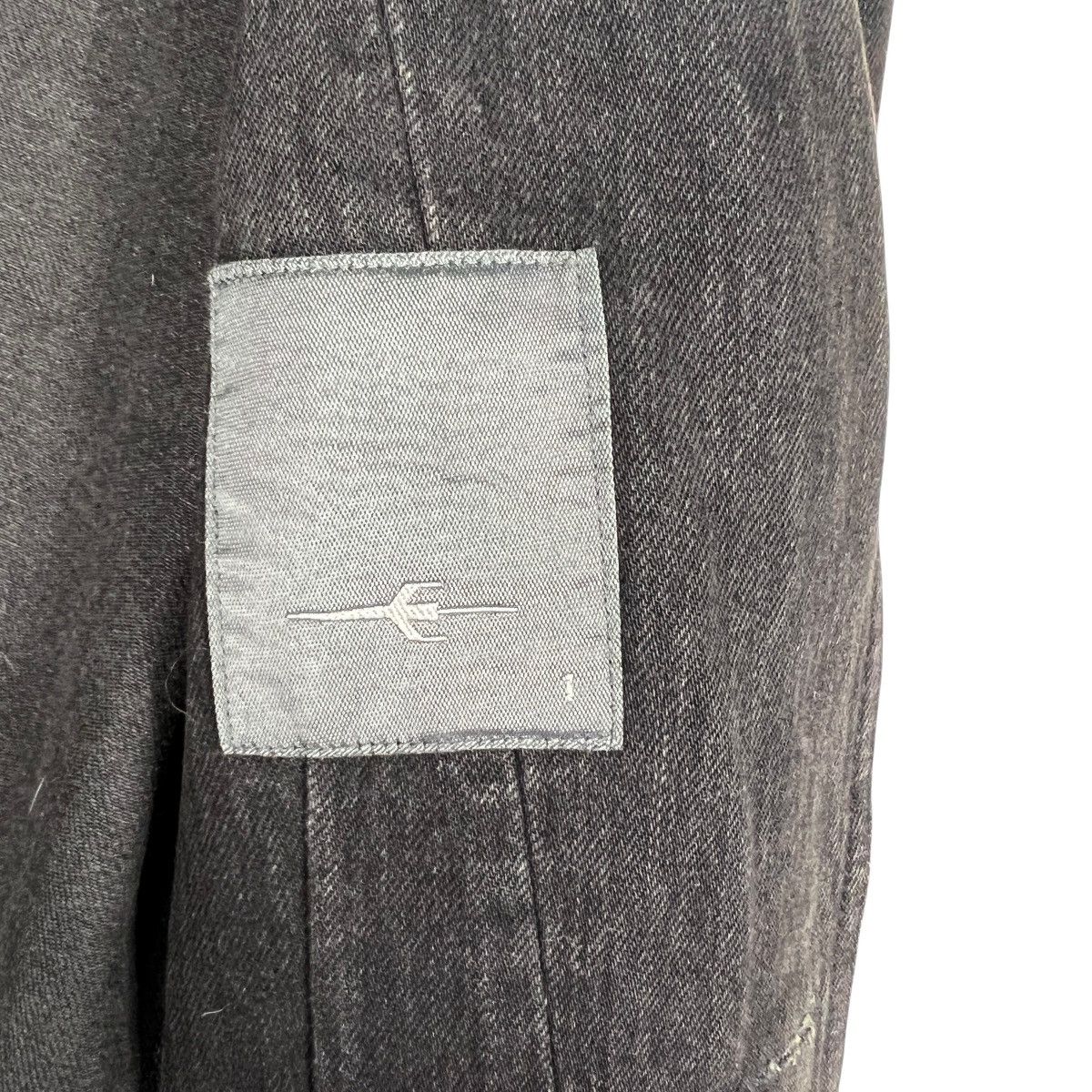 Japanese Brand 🔥 Trans Continents Black Dyed Denim Blazer Jacket Size US S / EU 44-46 / 1 - 10 Thumbnail