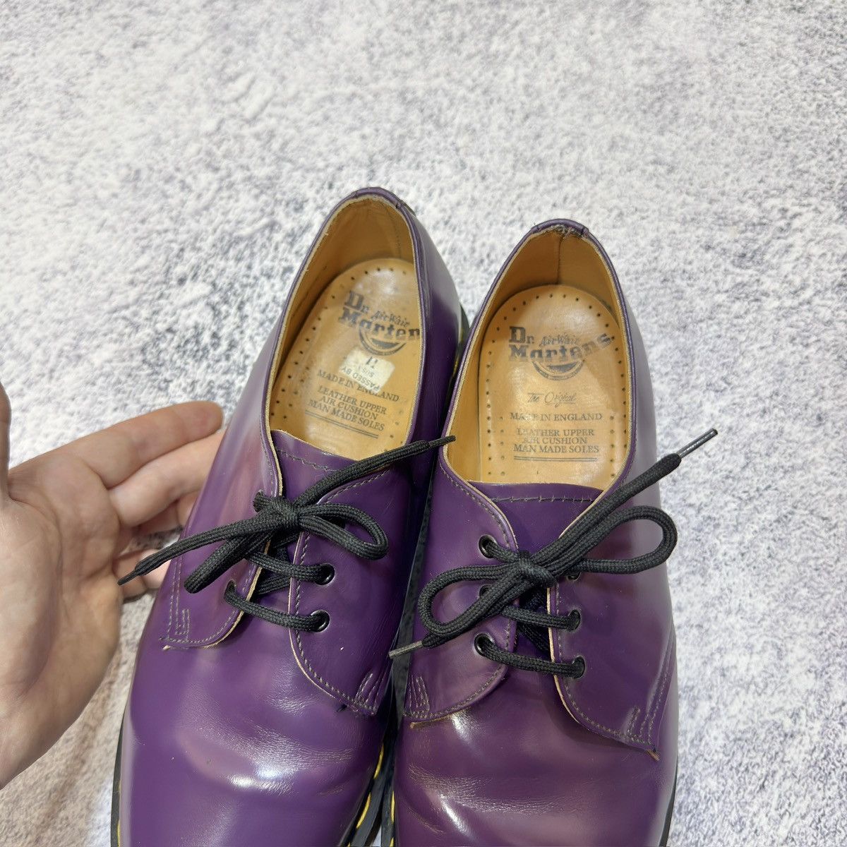 Dr. Martens Dr. Martens England 1461 Purple Derbies US10 UK9 EU43 28cm Size US 10 / EU 43 - 14 Thumbnail