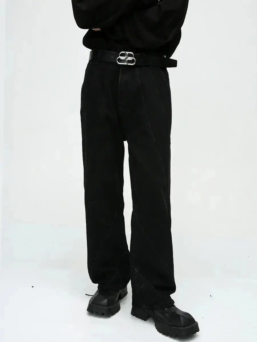 Japanese Brand Retro loose casual wide leg jeans Size US 32 / EU 48 - 1 Thumbnail