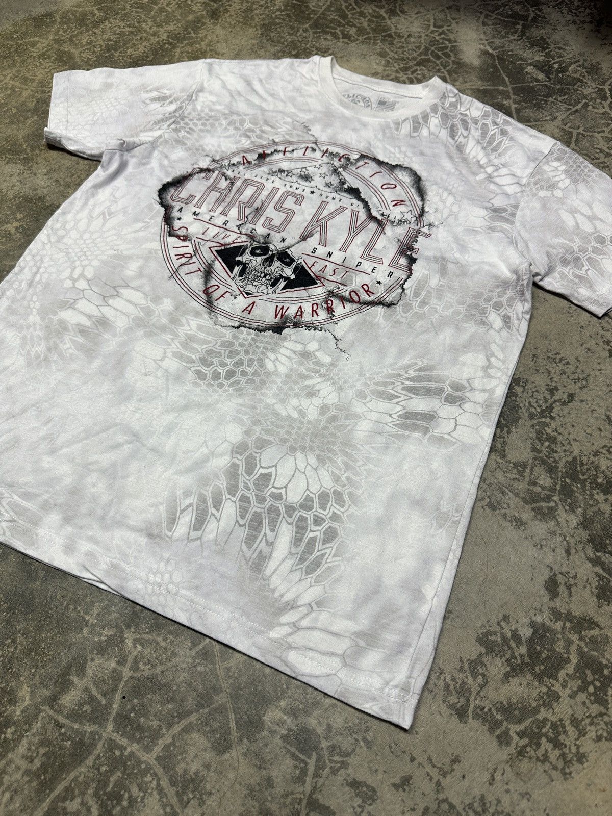 Tapout Rare 🔥 Affliction Chris Kyle tshirt Size US XL / EU 56 / 4 - 4 Thumbnail