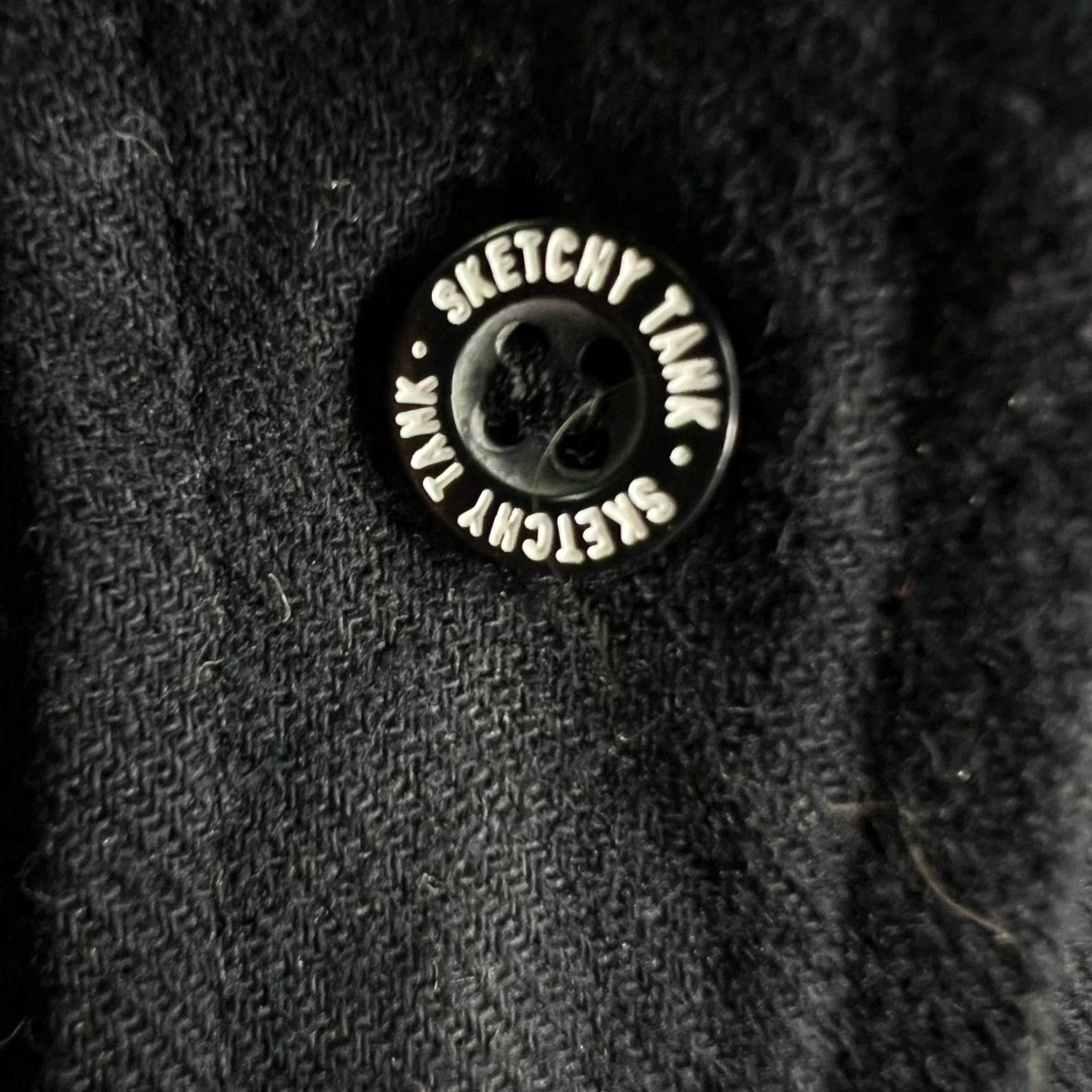 Vintage Lurking Class Button-Up Shirt Womens Size S Black Yin Yang Lightweight Flannel Long Sleeve Casual Size S / US 4 / IT 40 - 5 Thumbnail