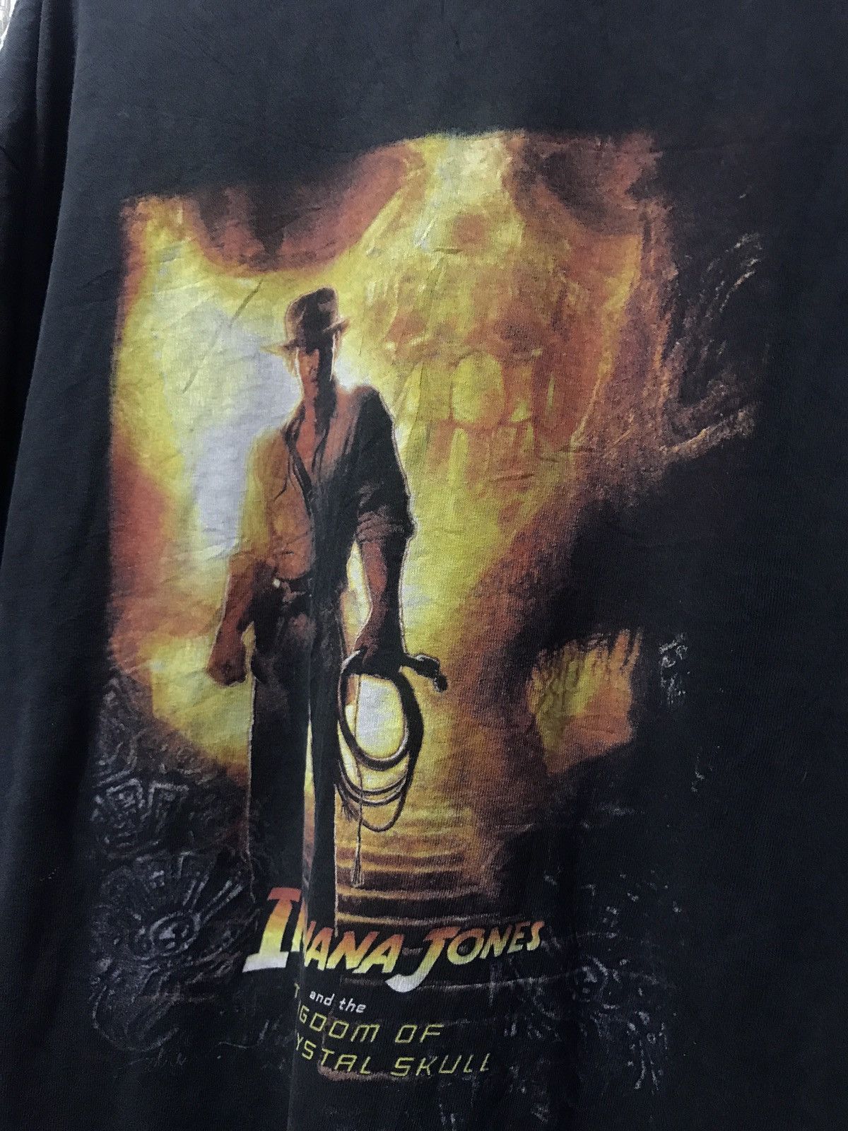 Japanese Brand × Vintage Vintage Indiana Jones Kingdom Of The Crystal Skull T-Shirt Size US XL / EU 56 / 4 - 3 Thumbnail