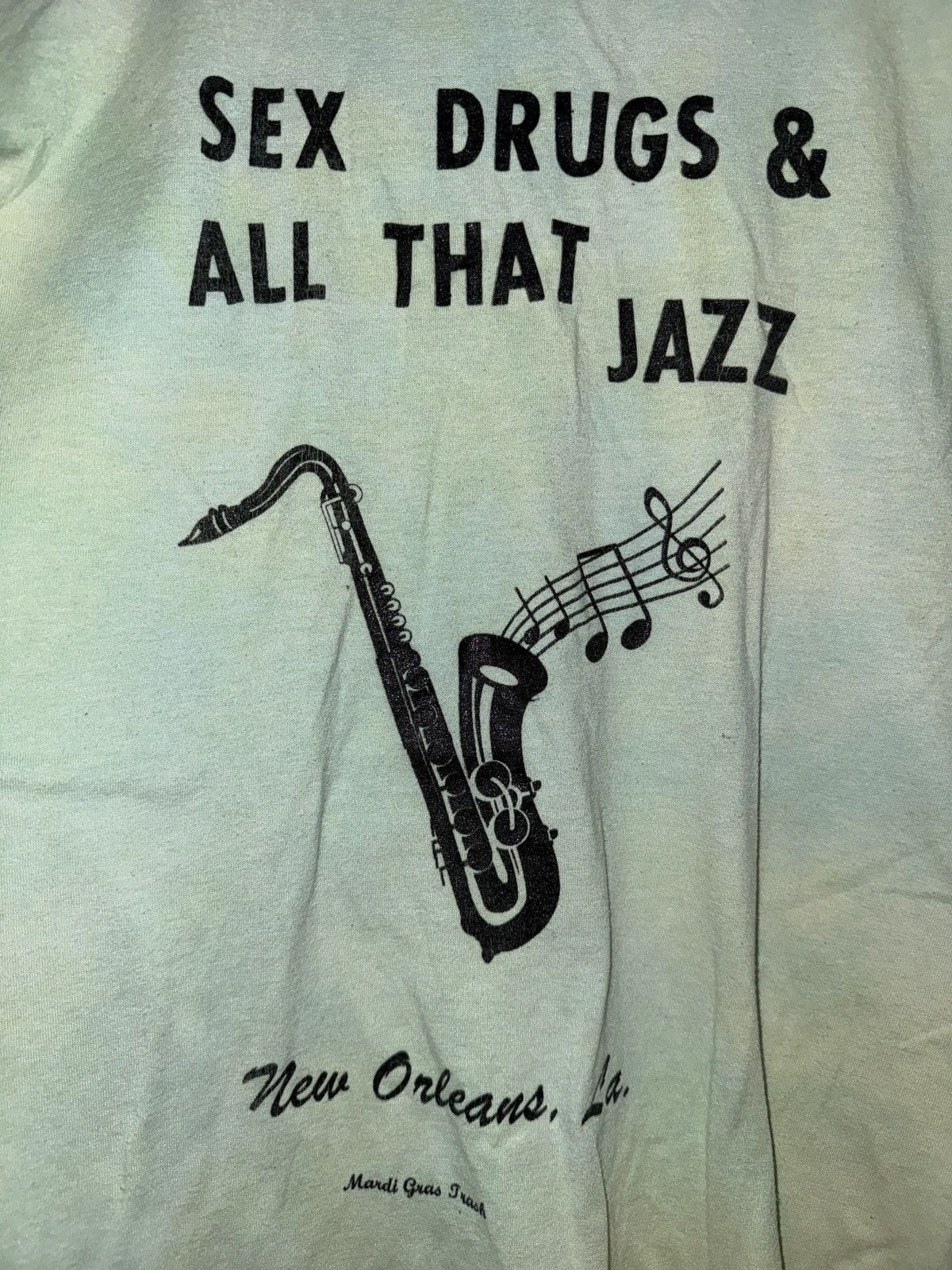 Vintage Sex, Drugs & All That Jazz t-shirt Size US L / EU 52-54 / 3 - 2 Thumbnail
