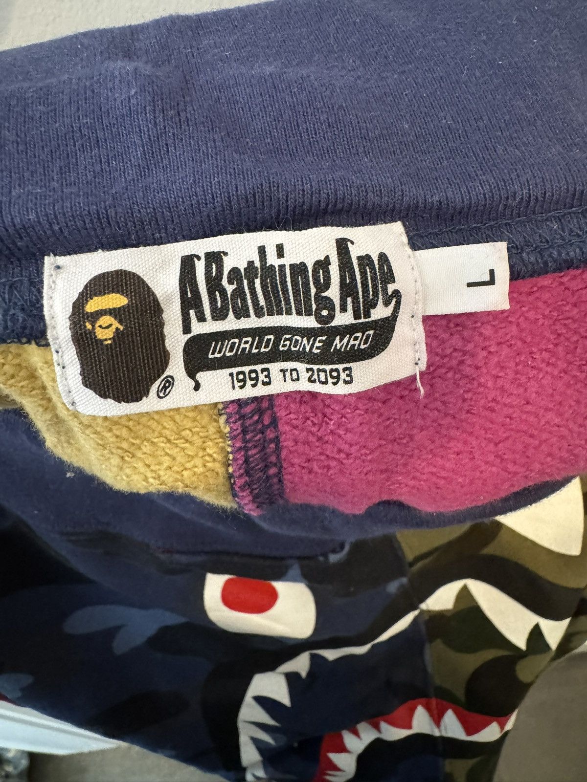 Bape Bape Shark Camo Shorts Size US 35 - 3 Thumbnail