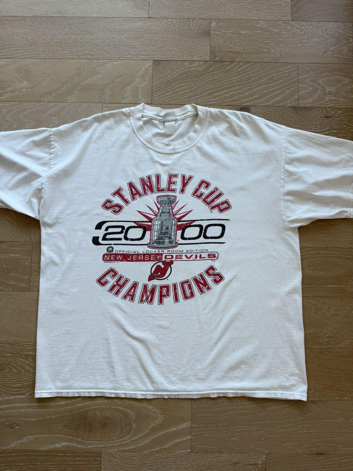 NHL Vintage 2001 New Jersey Devils NHL Stanley Cup Champions Size US XXL / EU 58 / 5 - 10 Thumbnail