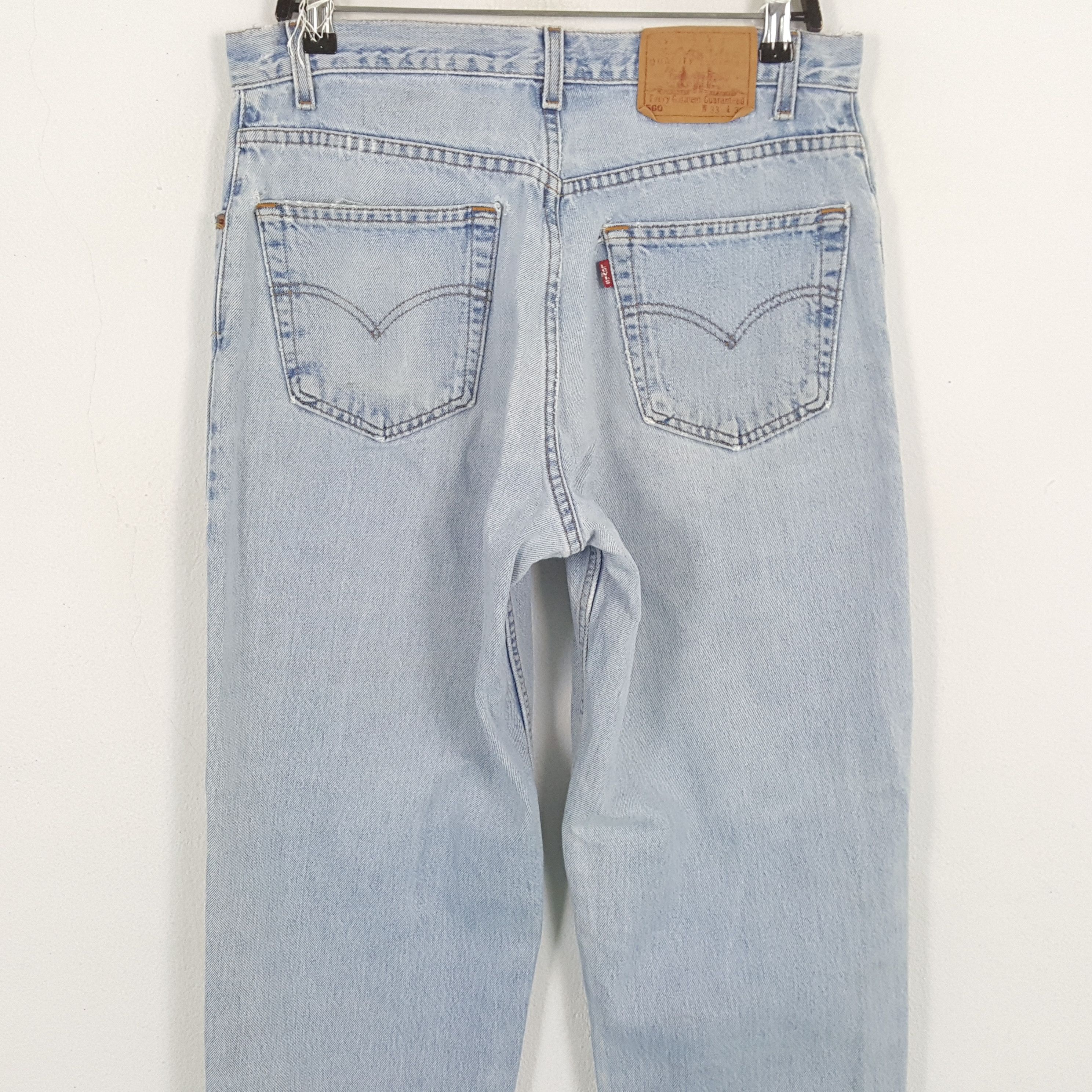 Levi's × Vintage LEVI'S American Brand Streetwear Distressed Jeans Size US 32 / EU 48 - 2 Thumbnail