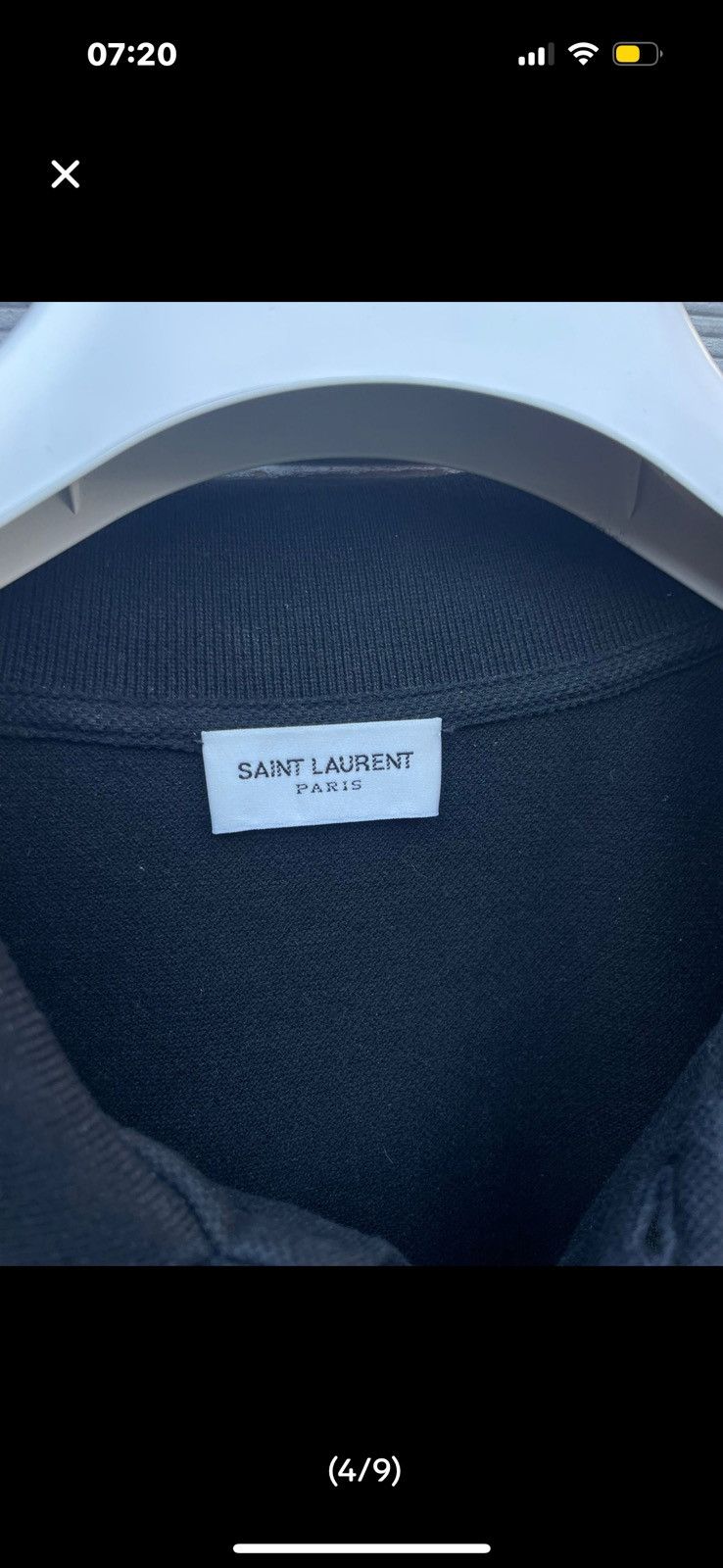 Saint Laurent Paris Saint laurent polo longsleve ( Size US XL / EU 56 / 4 - 4 Thumbnail