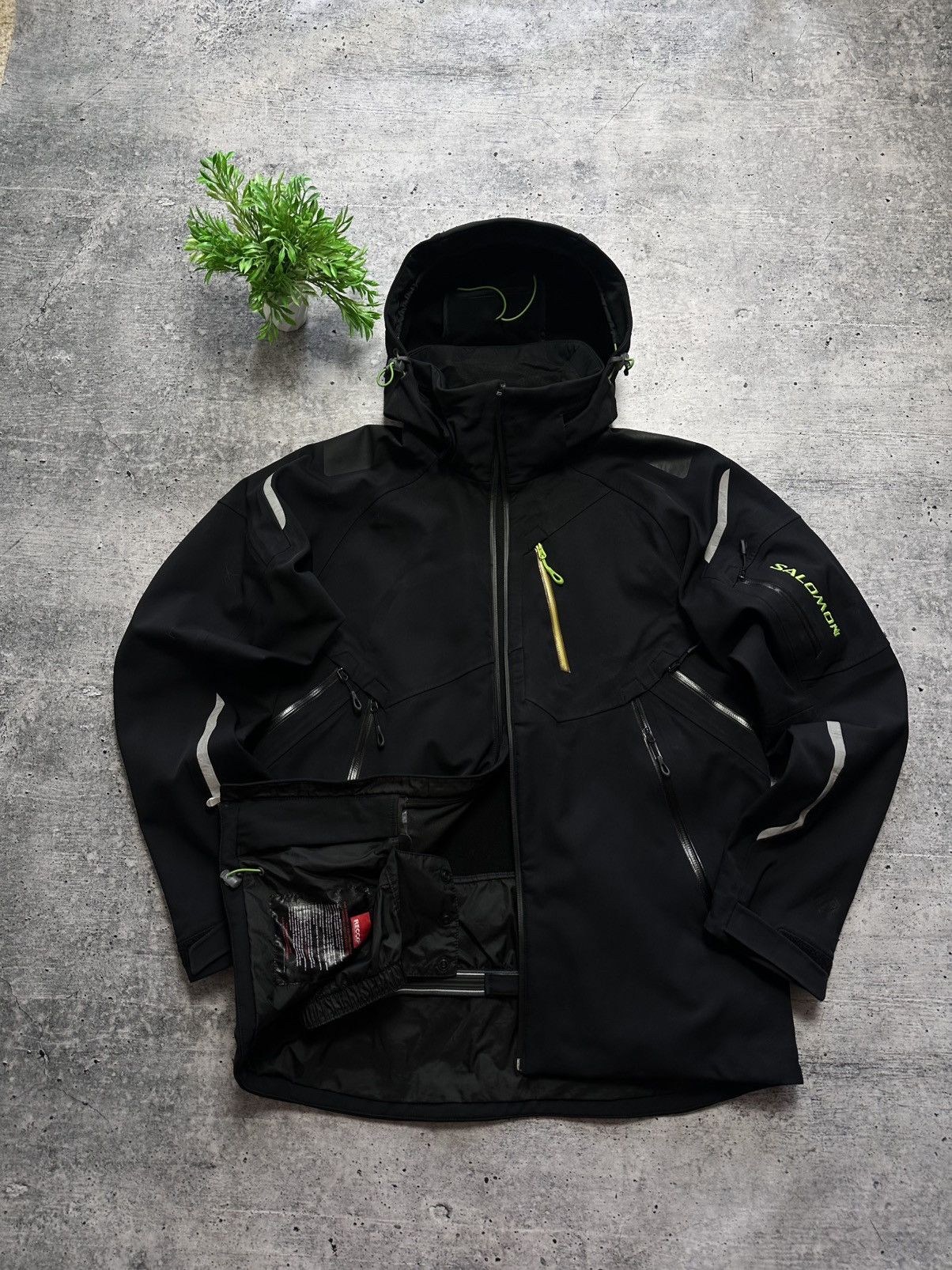 超希少　90年代　Salomon スキーウェア　アウター　ジャケット Vintage 90s Salomon Color Block Ski Jacket - Size M - Etsy