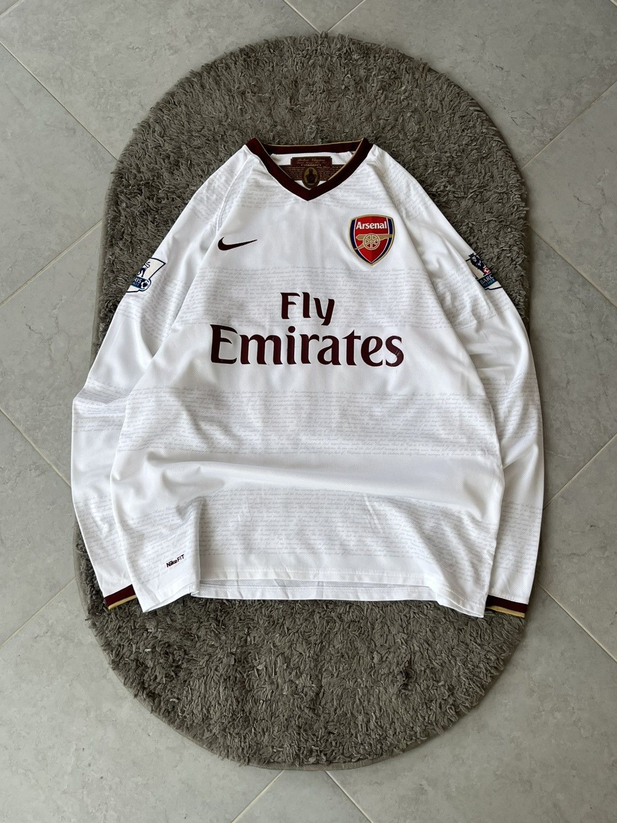 Nike Vintage T-shirt Jersey Nike ARSENAL 2007/08 Soccer Football Size US L / EU 52-54 / 3 - 1 Thumbnail