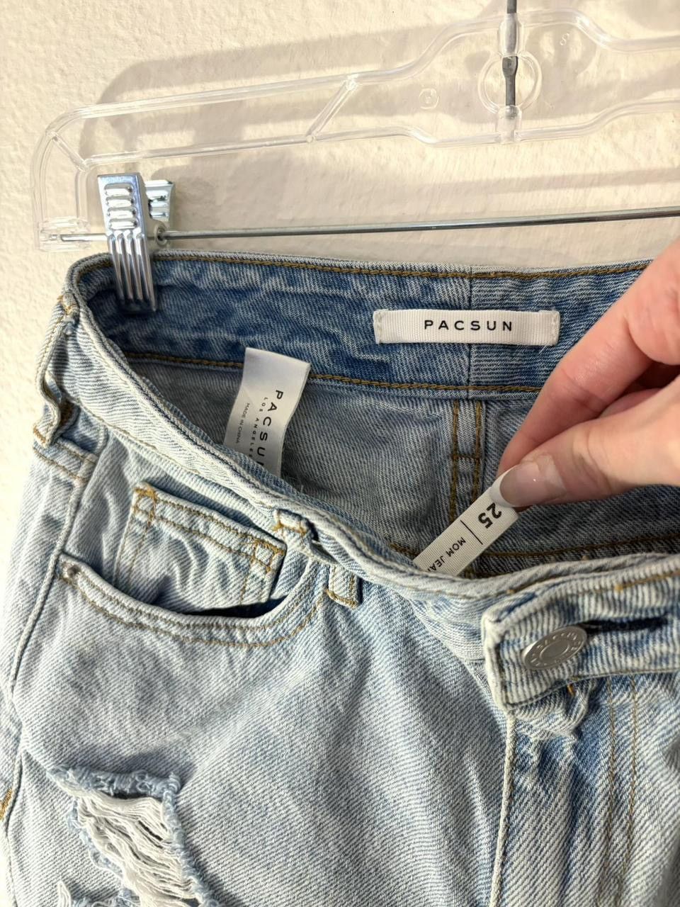 Pacsun pacsun light wash straight leg jeans Size 25" / US 0 / IT 36 - 3 Thumbnail