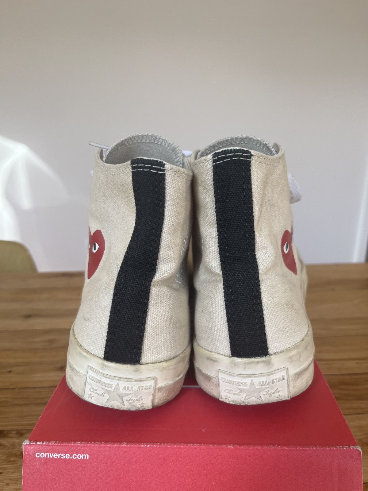 Comme des Garcons PLAY × Converse OG CdG Play x Converse Chuck Taylor size 10 Size US 10 / EU 43 - 4 Thumbnail