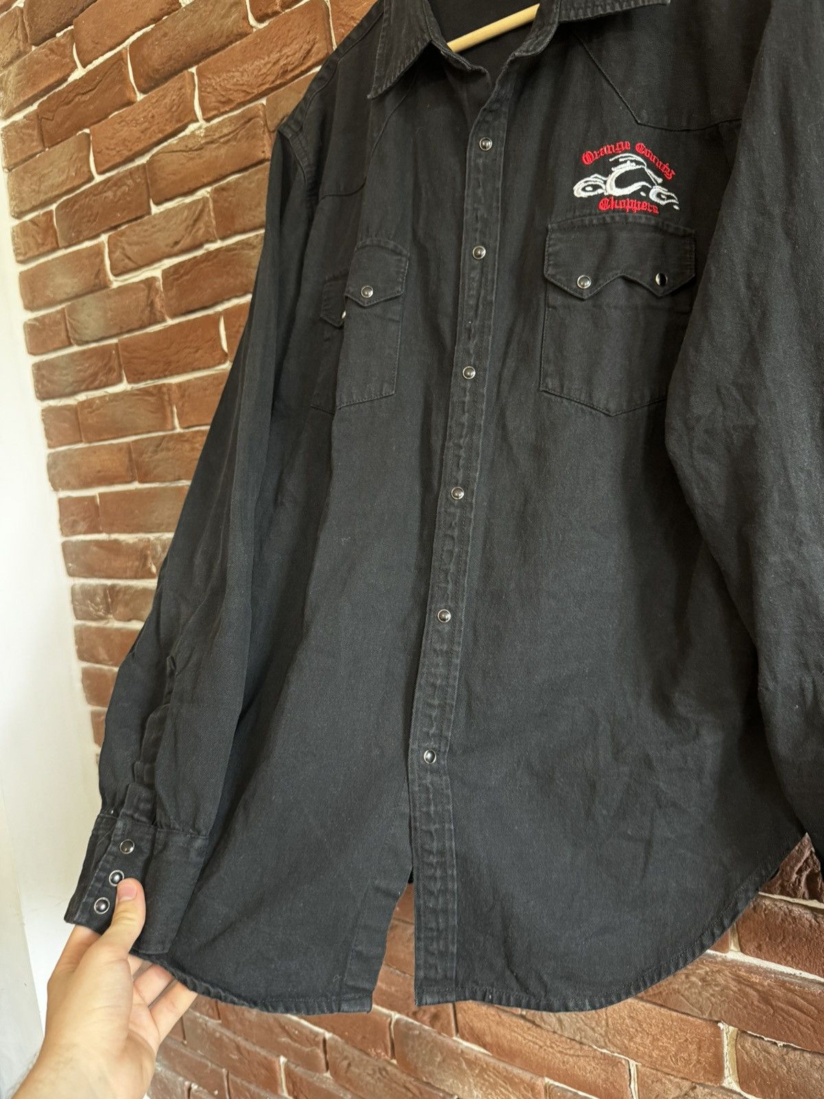 Vintage Rare Orange County Choppers Vintage Button Shirt Motorcycle Size US XL / EU 56 / 4 - 4 Thumbnail