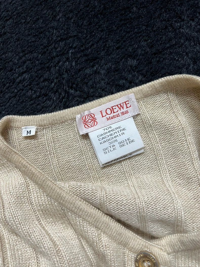 Loewe LOEWE Super mink fur sleeves cashmere silk cardigan Size M / US 6-8 / IT 42-44 - 6 Thumbnail