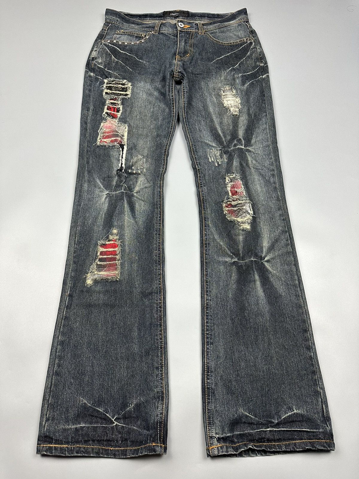 14th Addiction × In The Attic Vintage In The Attic Homme Flare Jeans Size US 33 - 3 Thumbnail