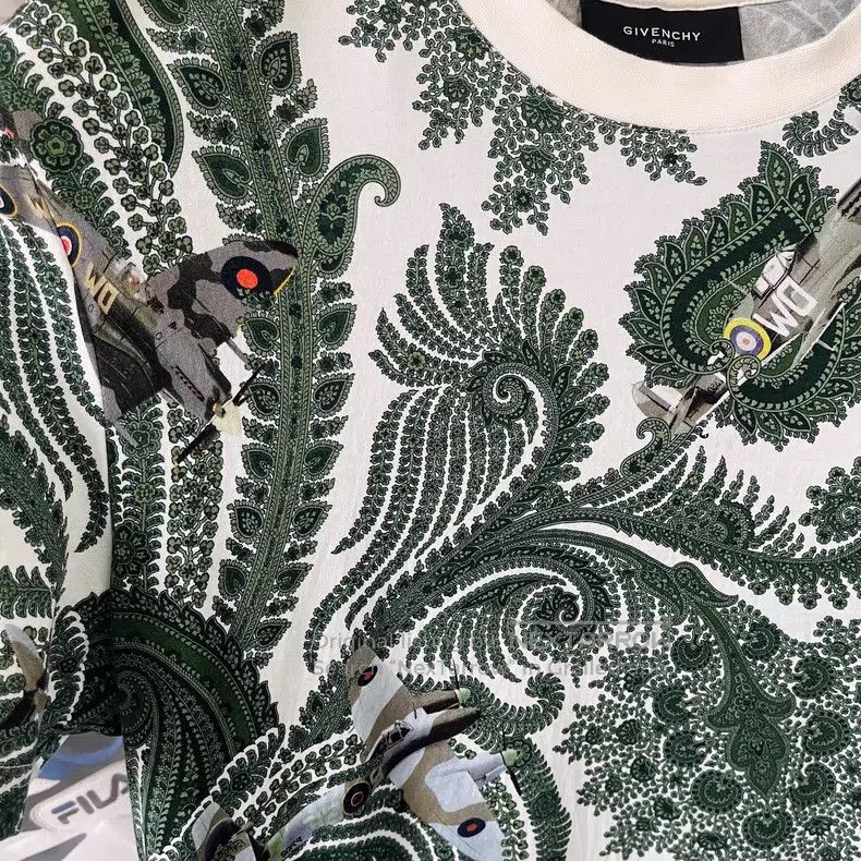 Givenchy Cashew Flower Short Sleeve T-Shirt