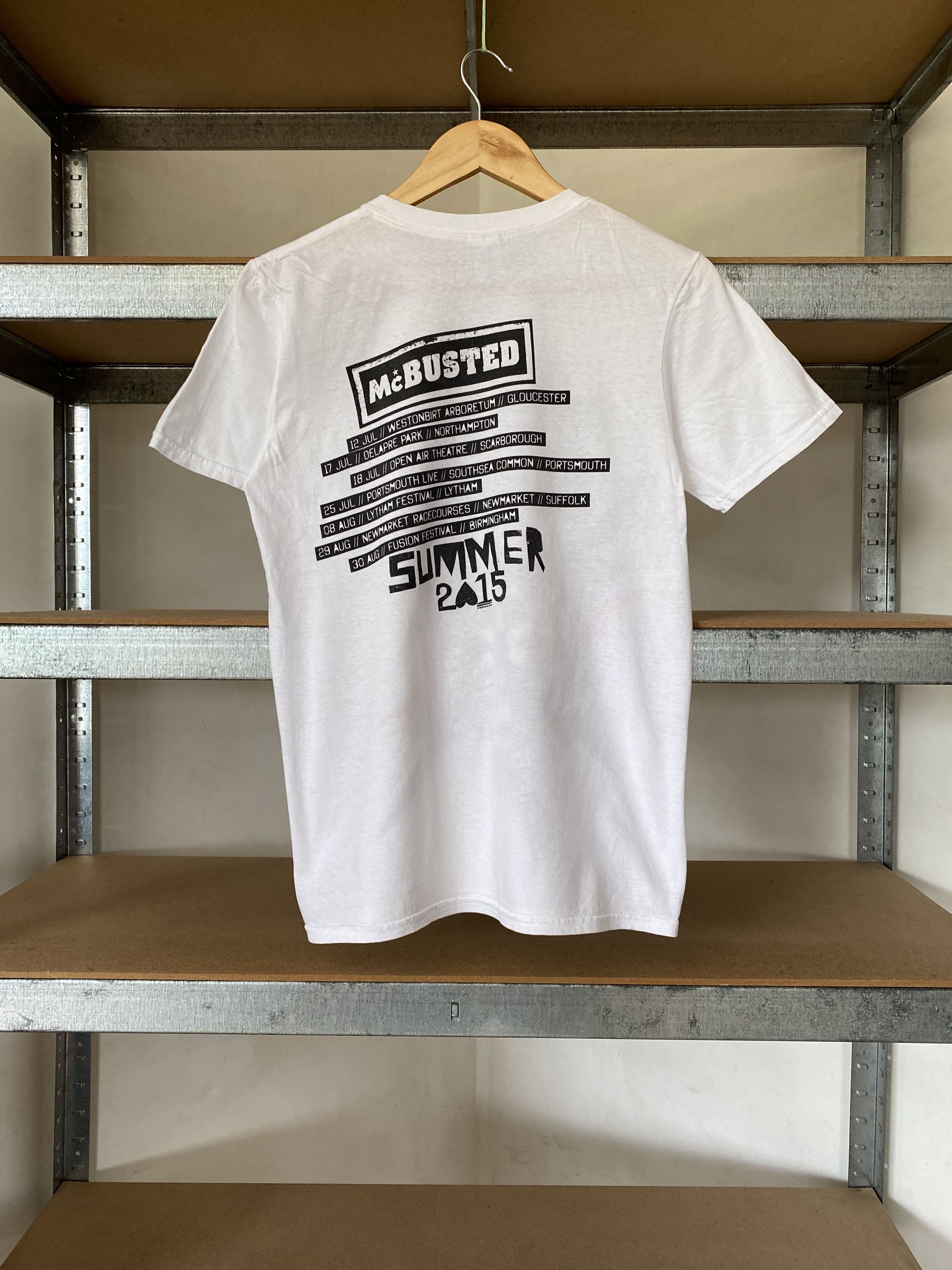 Band Tees Vintage 2015 McBusted Hot Summer Tour T-shirt Size US S / EU 44-46 / 1 - 2 Thumbnail