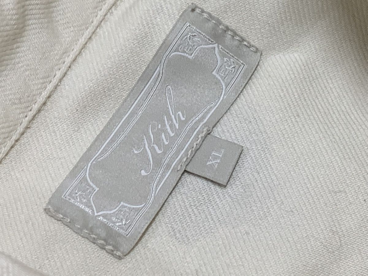 Kith KITH Embroidered white denim shirt Size US XL / EU 56 / 4 - 4 Thumbnail