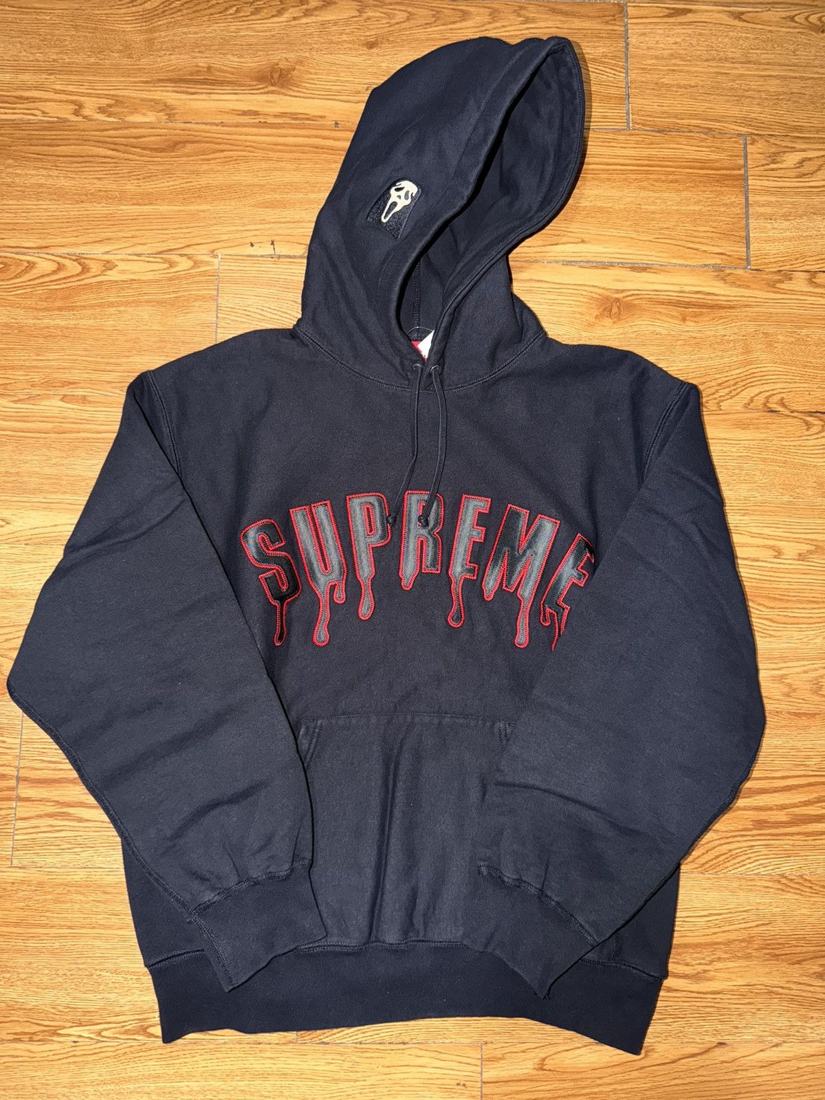 Supreme Supreme Ghostface Arc Hooded Sweatshirt Black Size M Size US M / EU 48-50 / 2 - 1 Thumbnail