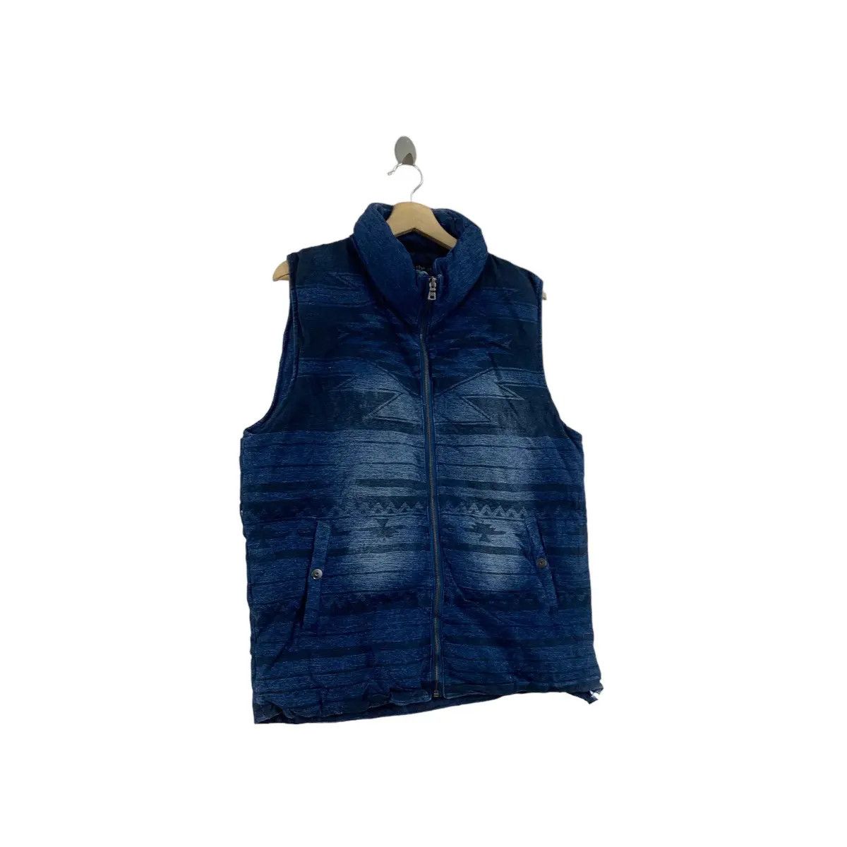 In The Attic Vintage IN THE ATTIC Aztec Navajo Art Puffer Vest Jacket Size US XL / EU 56 / 4 - 4 Thumbnail