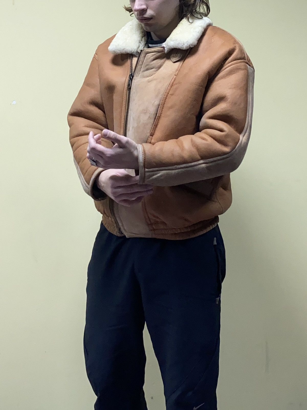 Other SHEEPSKIN COAT LEATHER TYPE B-3 AVIATION JACKET Size US M / EU 48-50 / 2 - 4 Thumbnail