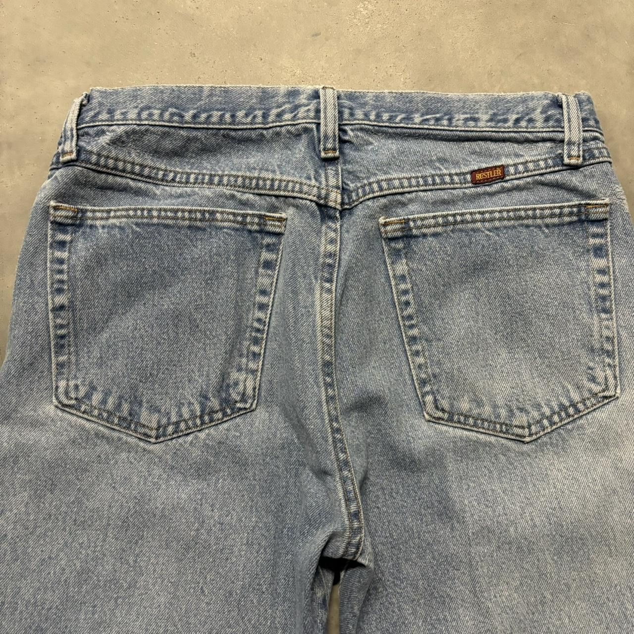 Japanese Brand × Vintage Crazy Vintage Y2K/2000s Grunge Faded Light Wash Essential Denim Jeans! Size US 32 / EU 48 - 7 Thumbnail