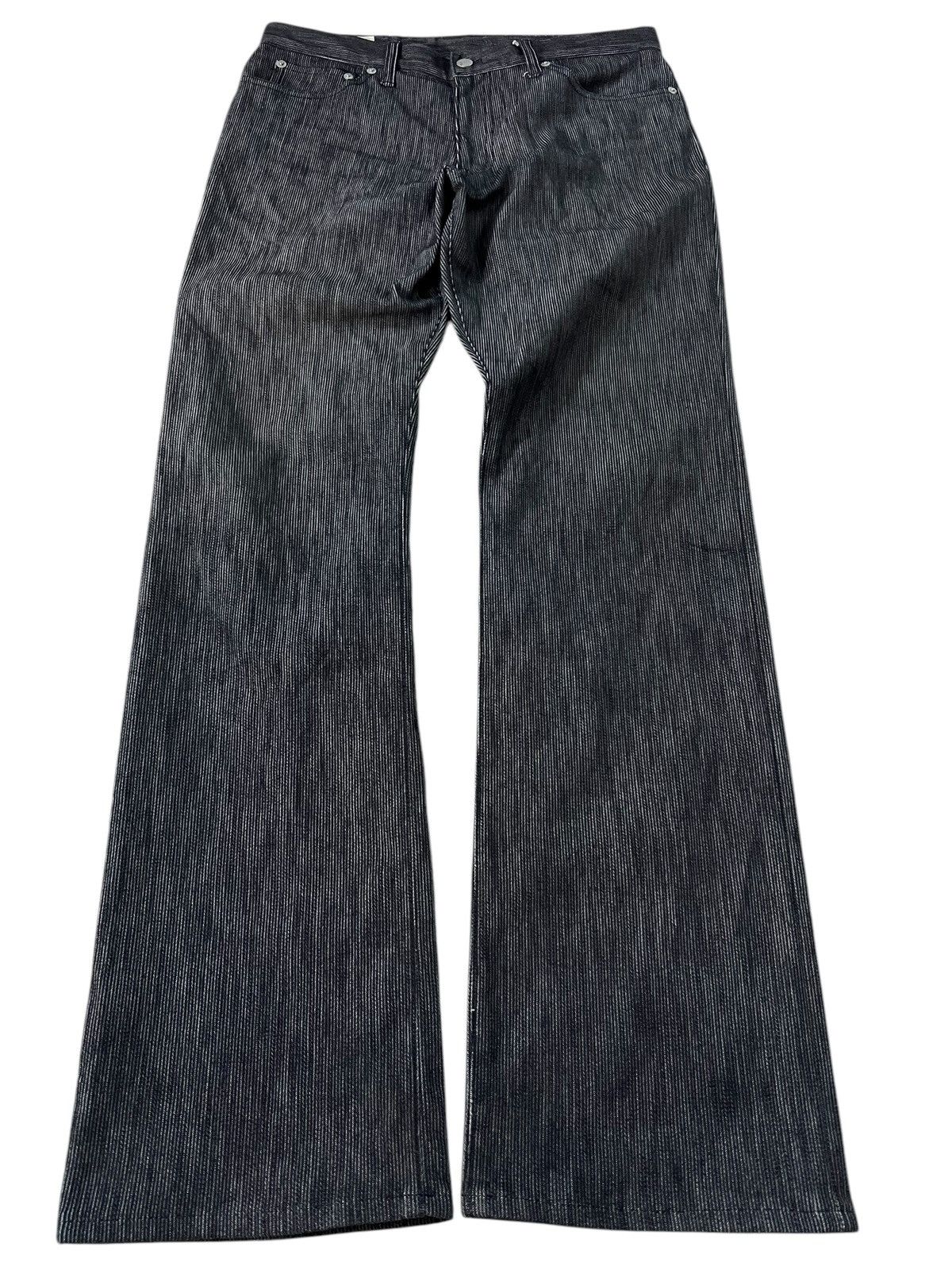 If Six Was Nine × Takeo Kikuchi × Tornado Mart VINTAGE TAKEO KIKUCHI STRIPE JEANS VERY RARE Size US 32 / EU 48 - 1 Thumbnail