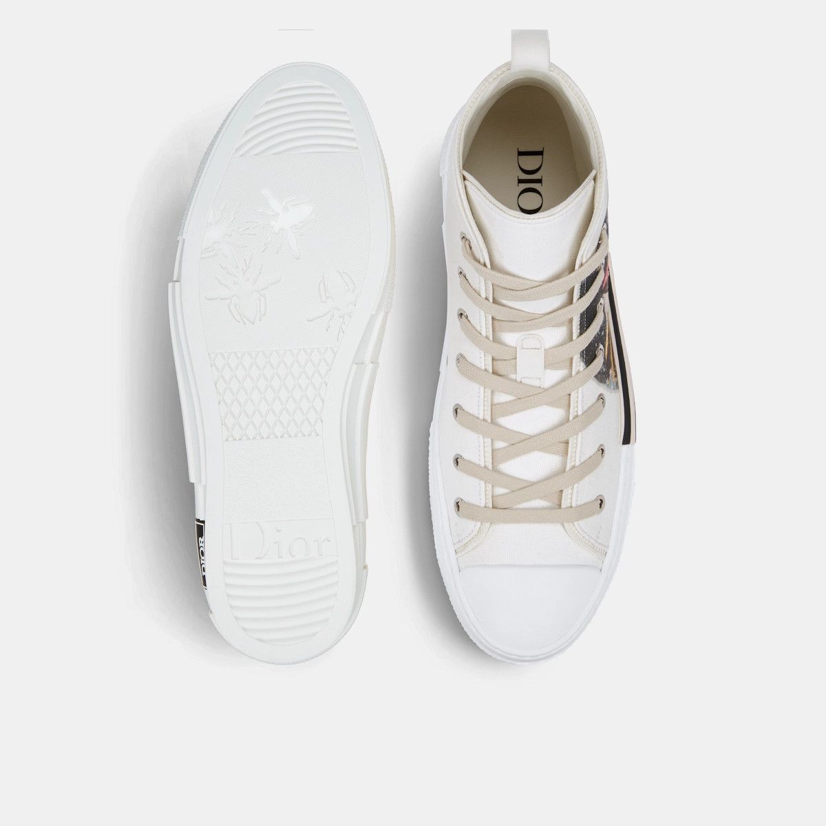Dior o1bcso1str0125 B23 High-Top Sneaker in White Size US 12 / EU 45 - 7 Thumbnail