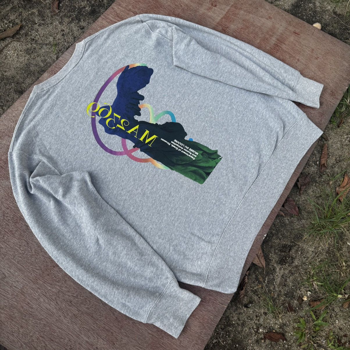 Japanese Brand × Uniqlo Peter Saville Art Graphics x Musee Du Louvre Sweatshirt Size US XL / EU 56 / 4 - 2 Thumbnail