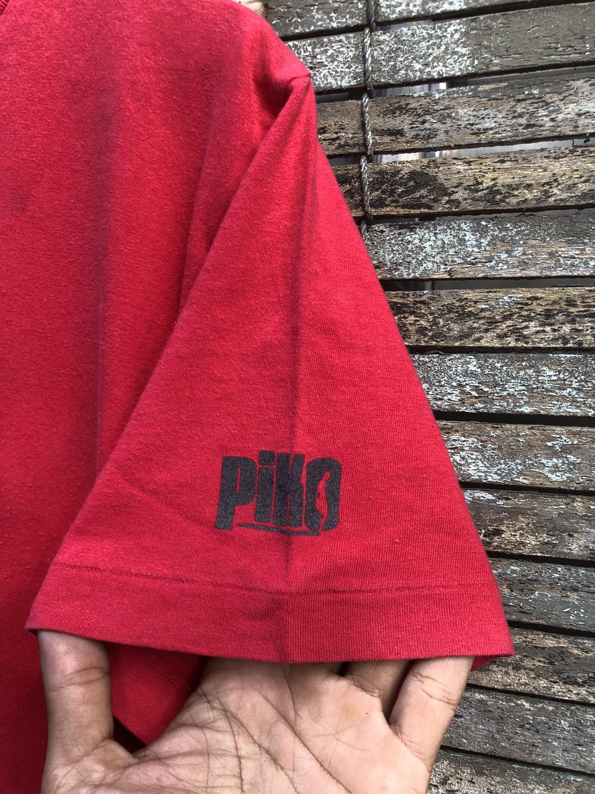 Quiksilver × Vintage Vintage Sunfaded Piko Surfwear Backhit Tshirt Size US M / EU 48-50 / 2 - 12 Thumbnail