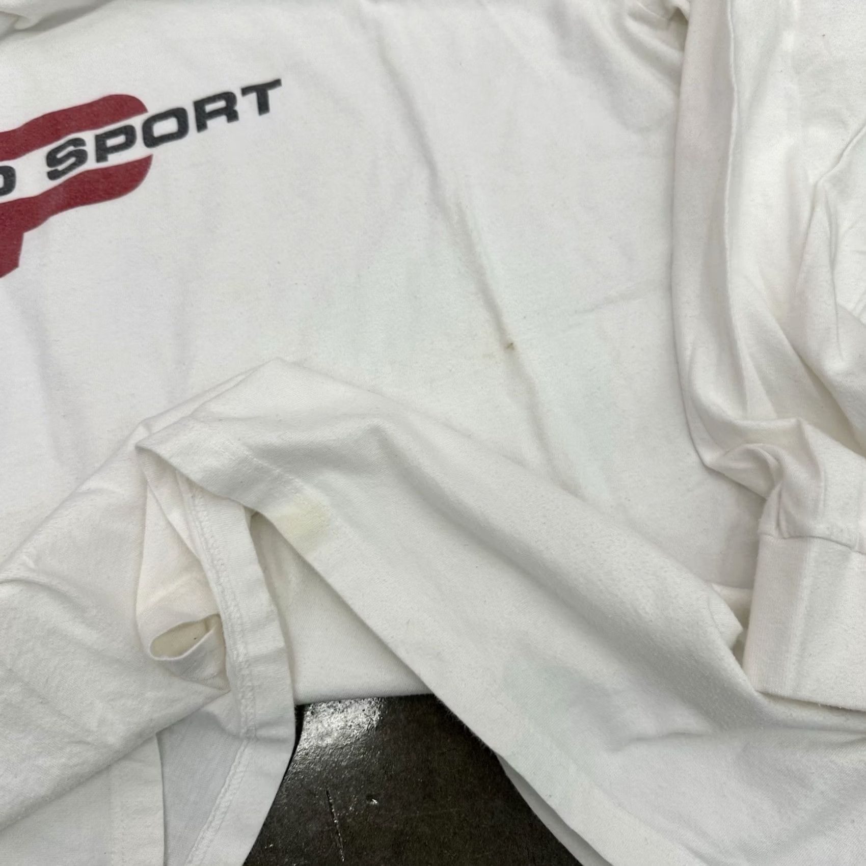 Ralph Lauren VINTAGE Polo Sport Ralph Lauren White Long Sleeve Logo Shirt XL 90s Y2K Mens XL Shirt Logo Polo Sport White Long Sleeve 90s Ralph Lauren Size US XL / EU 56 / 4 - 3 Thumbnail