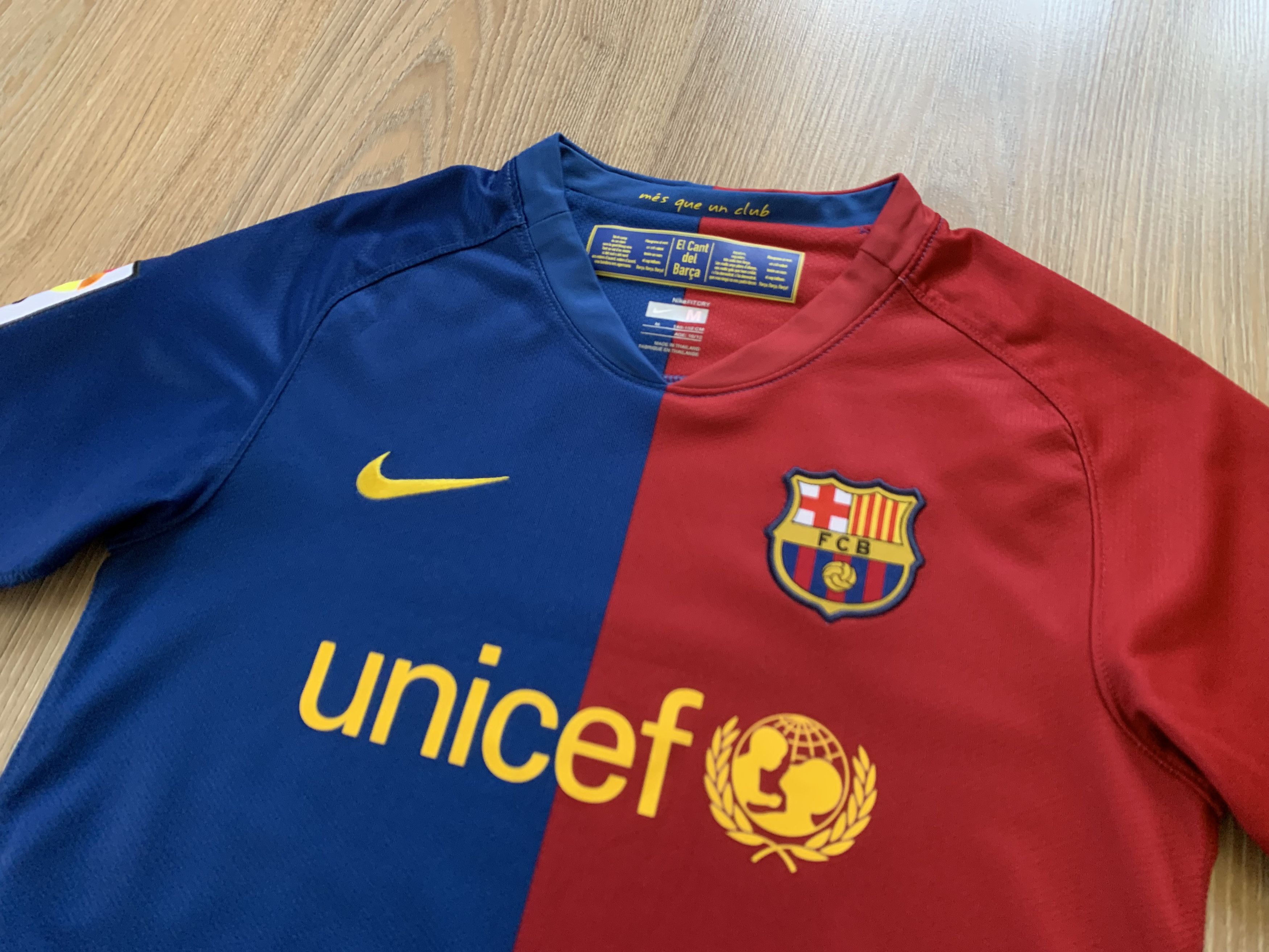 Nike Nike FCB Youth Kids Jersey Size US XXS / EU 40 - 4 Thumbnail