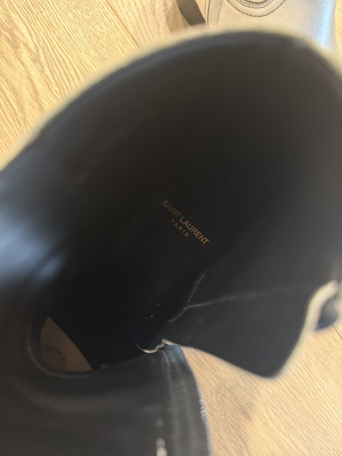 Saint Laurent Paris FW19 Saint Laurent Silver Lukas Boots Size US 10.5 / EU 43-44 - 9 Thumbnail
