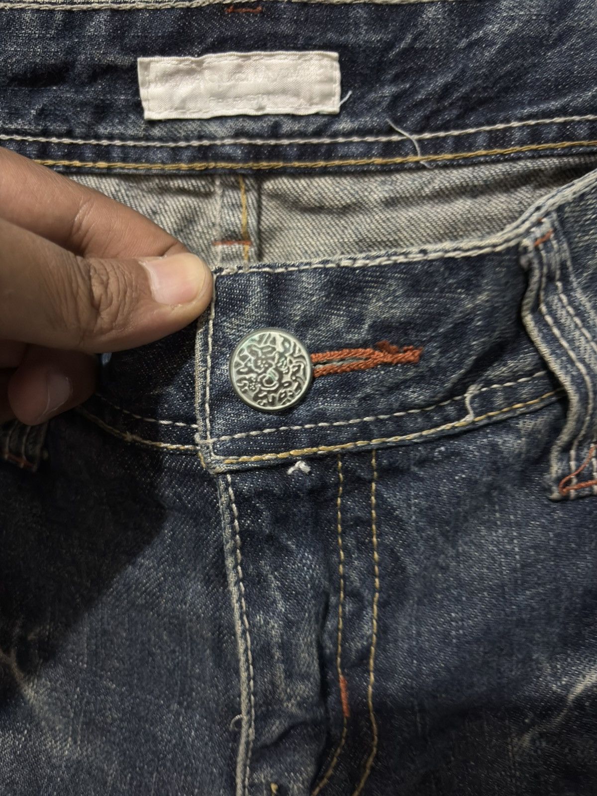 Japanese Brand Aqua Streetwear Flared Denim Size US 32 / EU 48 - 12 Thumbnail