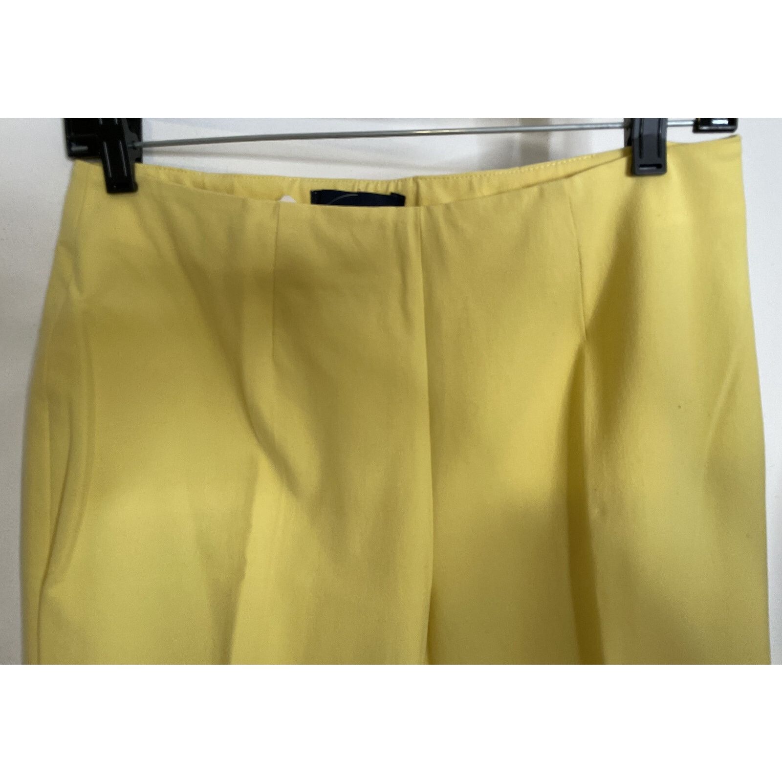 Piazza Sempione Piazza Sempione Yellow Cotton Audrey Cropped Pants Capris 10 Size 30" / US 8 / IT 44 - 3 Thumbnail