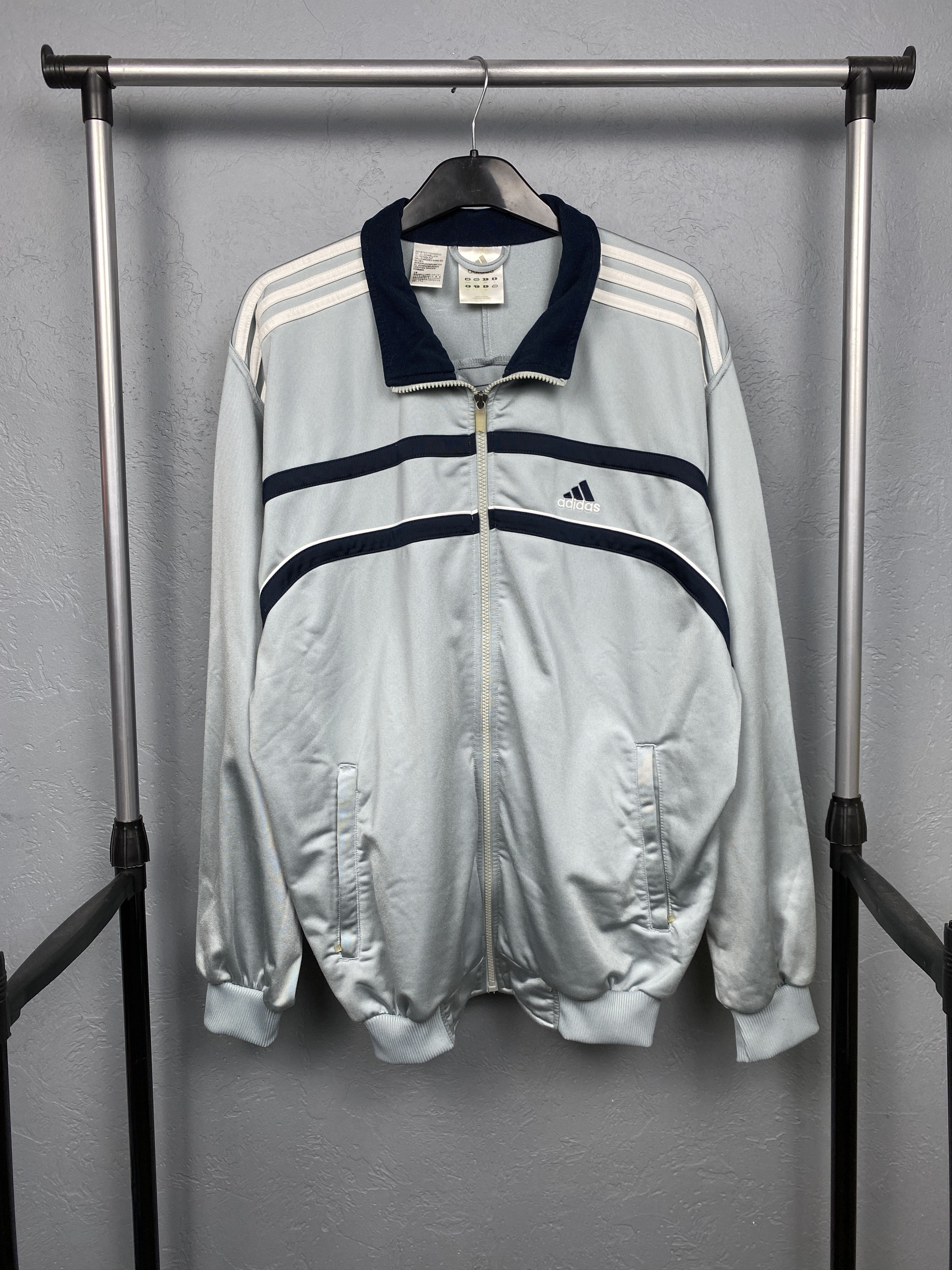 Adidas Adidas Vintage Mens Track Top Jacket Y2K Size US XL / EU 56 / 4 - 1 Thumbnail